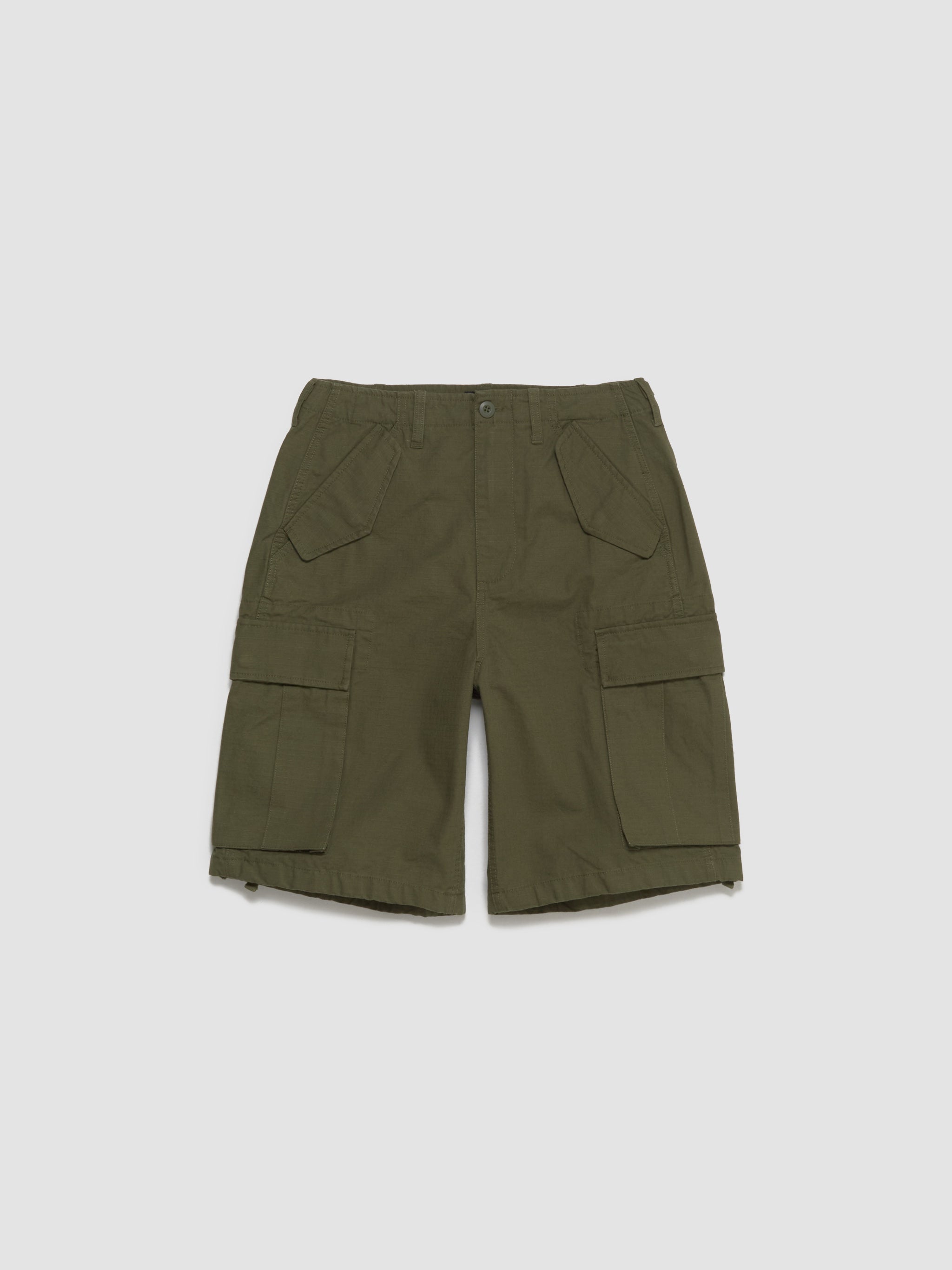 Cargo Shorts Ripstop in Olive Green