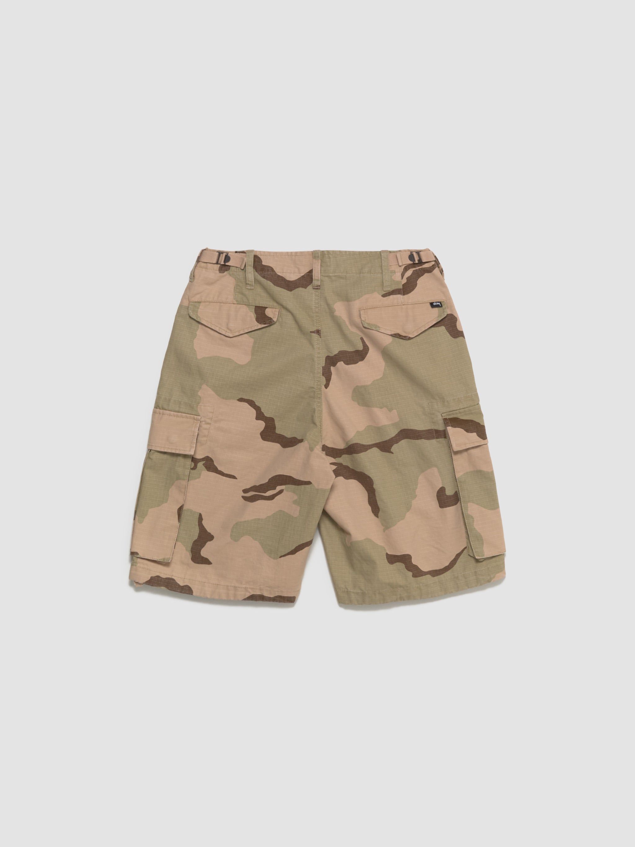 Cargo Shorts Ripstop in Sand Camo