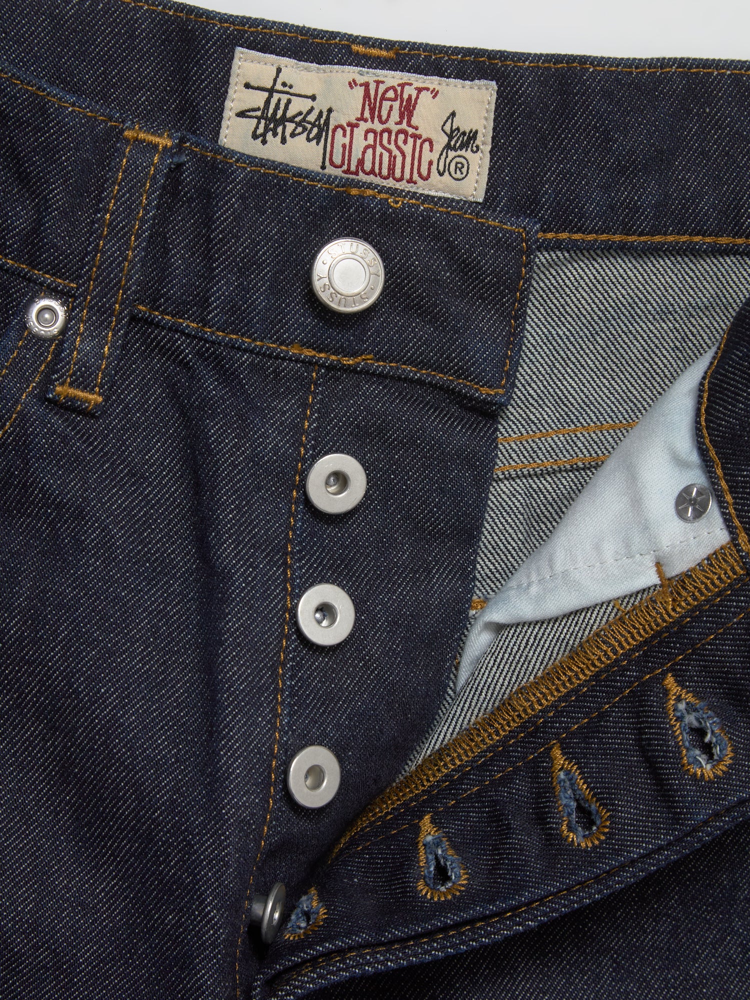 New Classic Jean-Denim Pants in Rinsed Indigo
