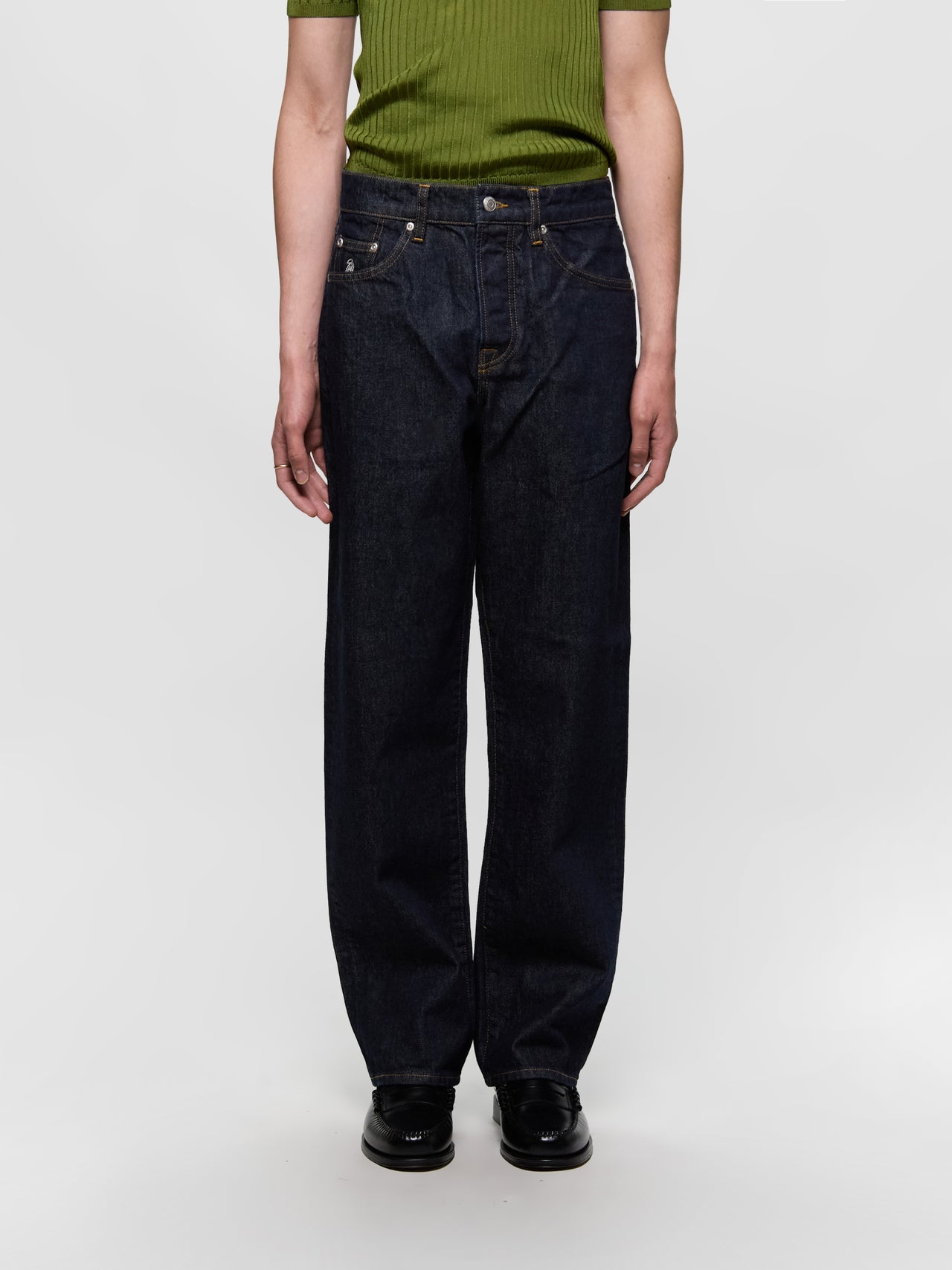 New Classic Jean-Denim Pants in Rinsed Indigo