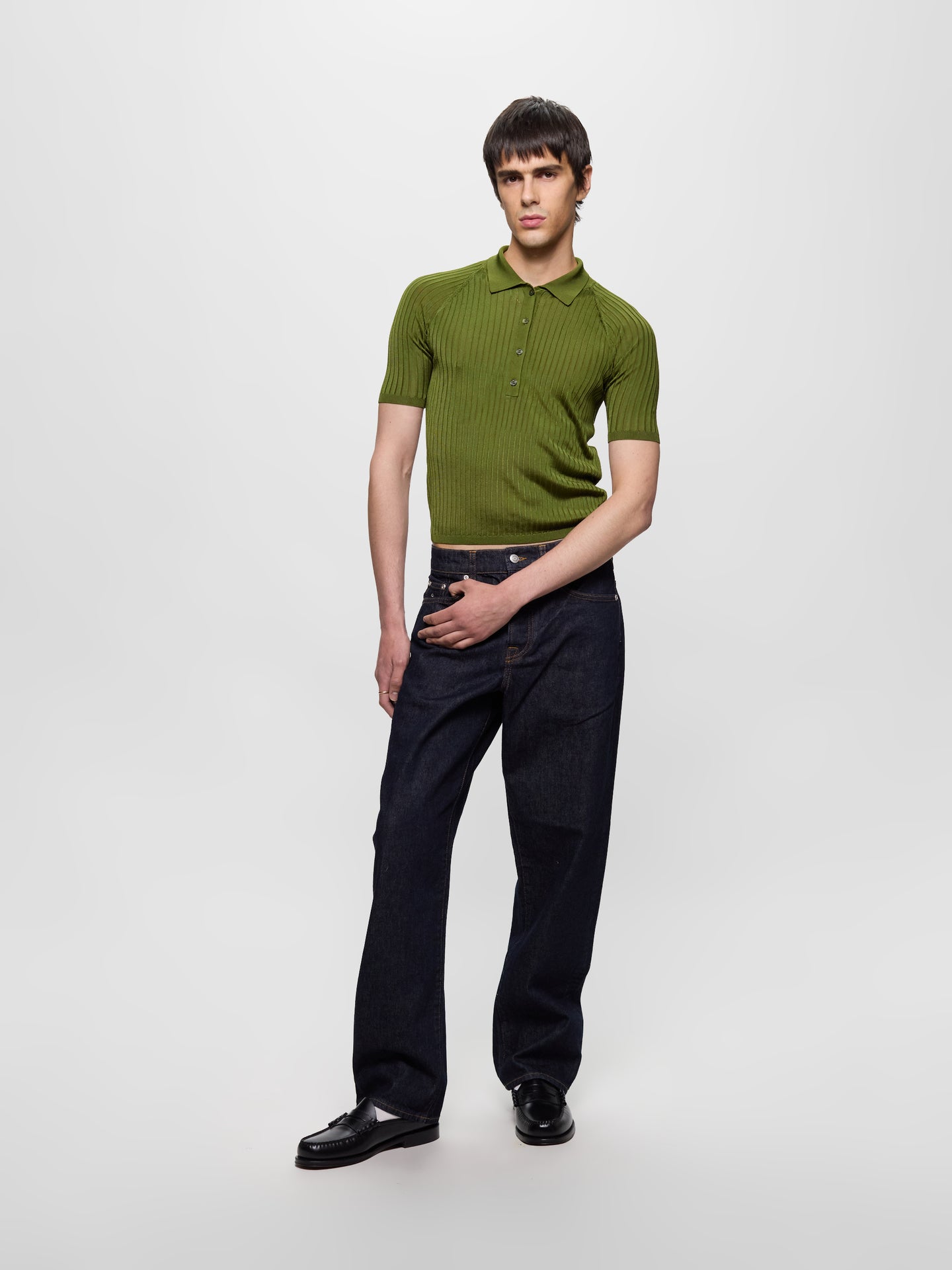New Classic Jean-Denim Pants in Rinsed Indigo