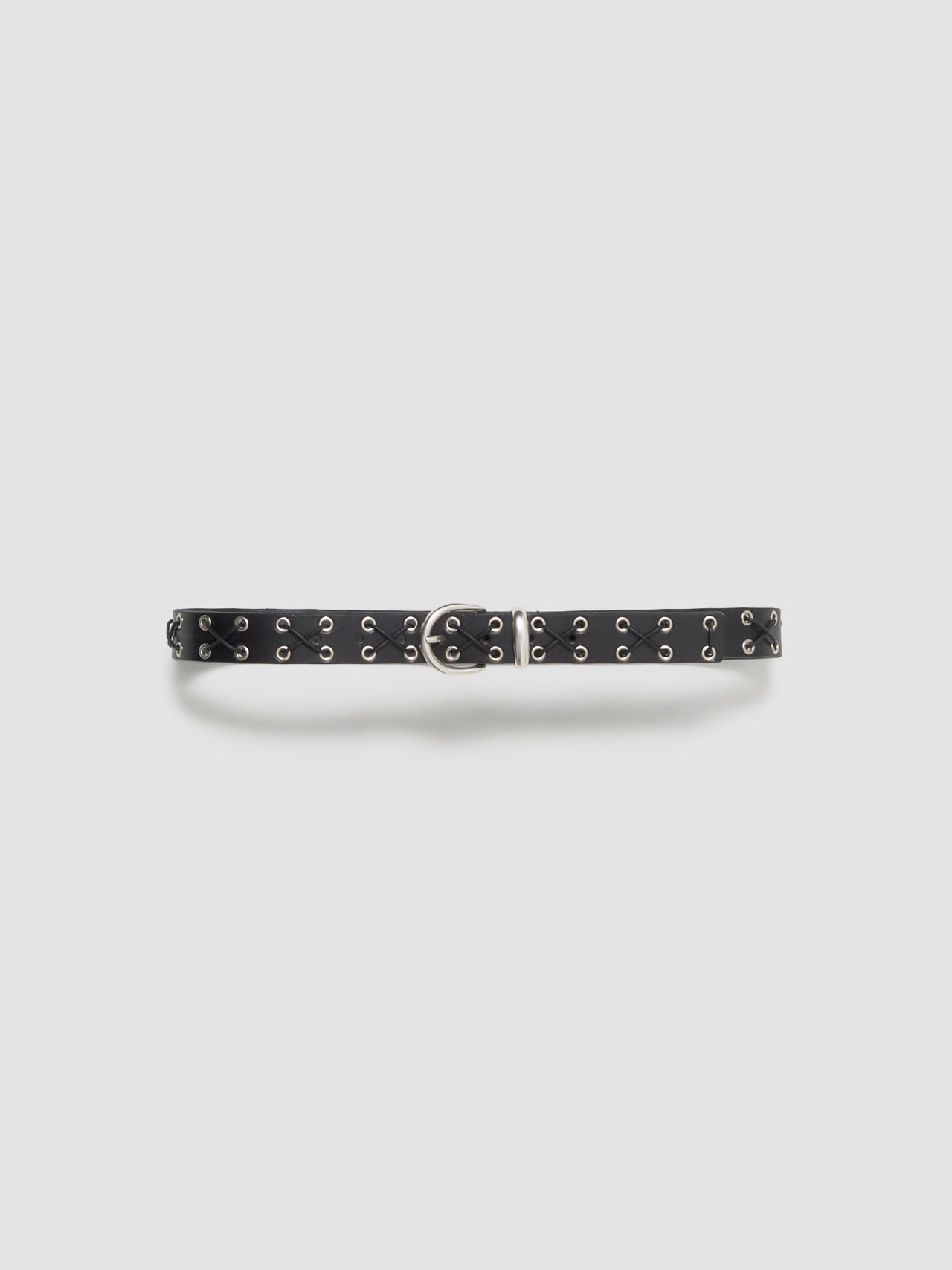 M2431 Leather Belt in Black