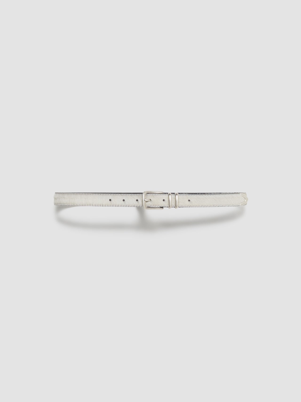 M2433 Pony Belt in White