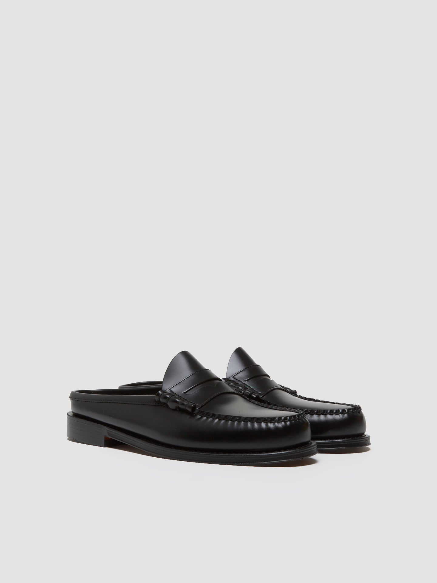 Weejun Heritage Larson Slide Loafers in Black