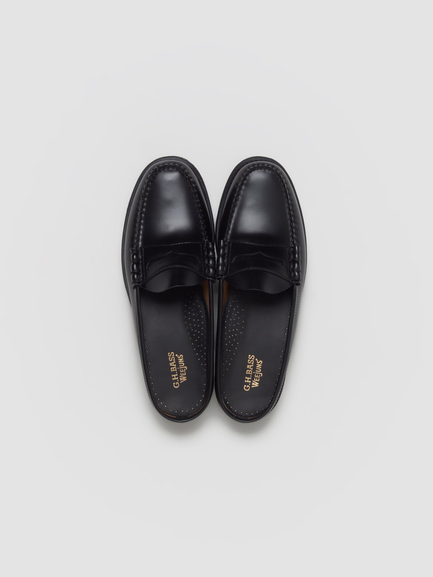 Weejun Heritage Larson Slide Loafers in Black