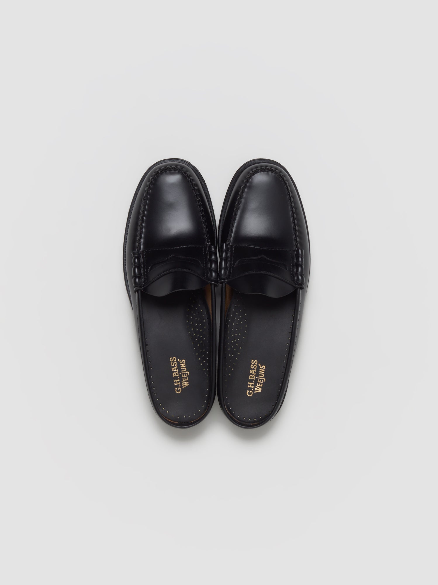 Weejun Heritage Larson Slide Loafers in Black