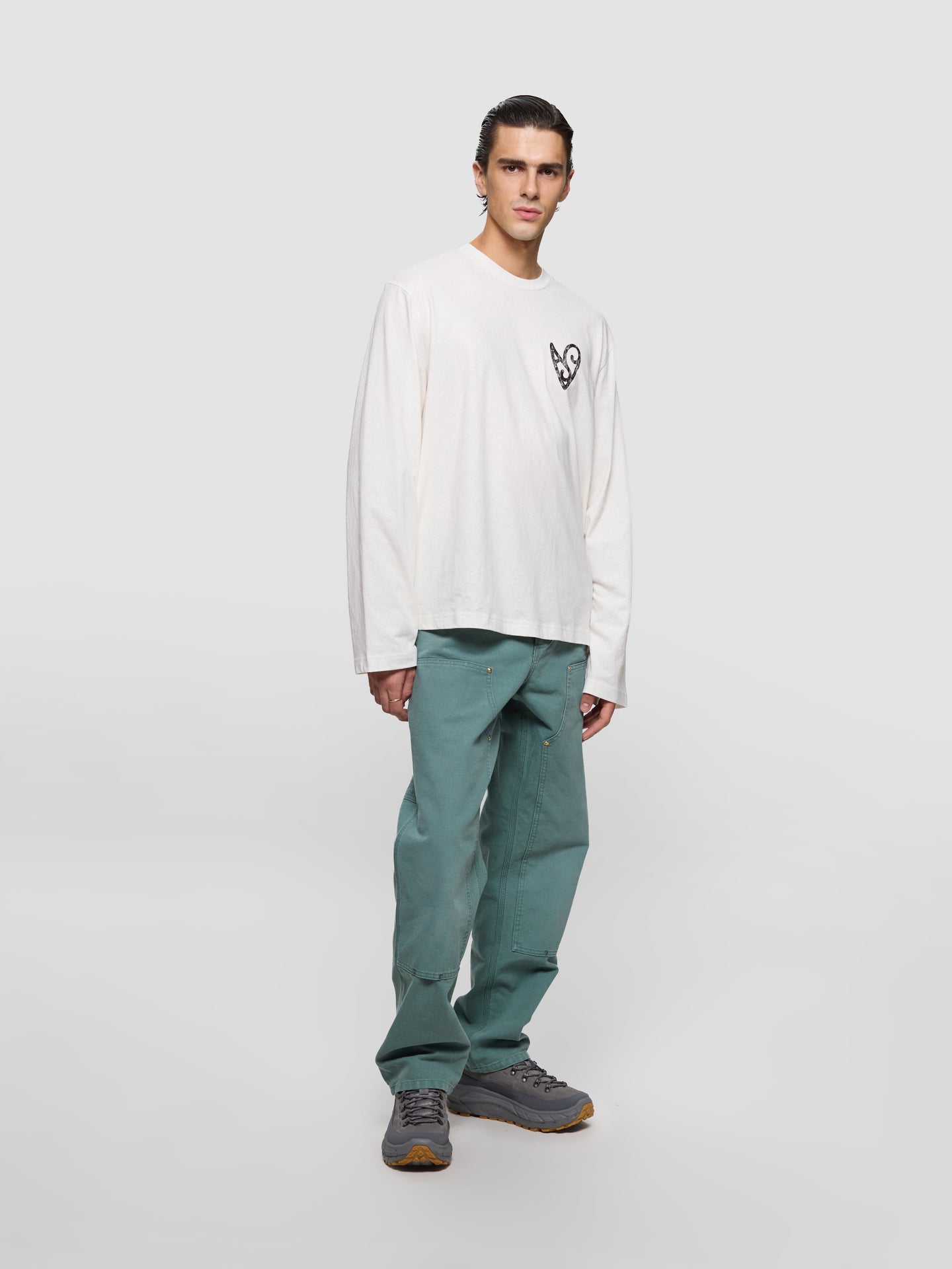 Long Sleeve T-Shirt in Optic White