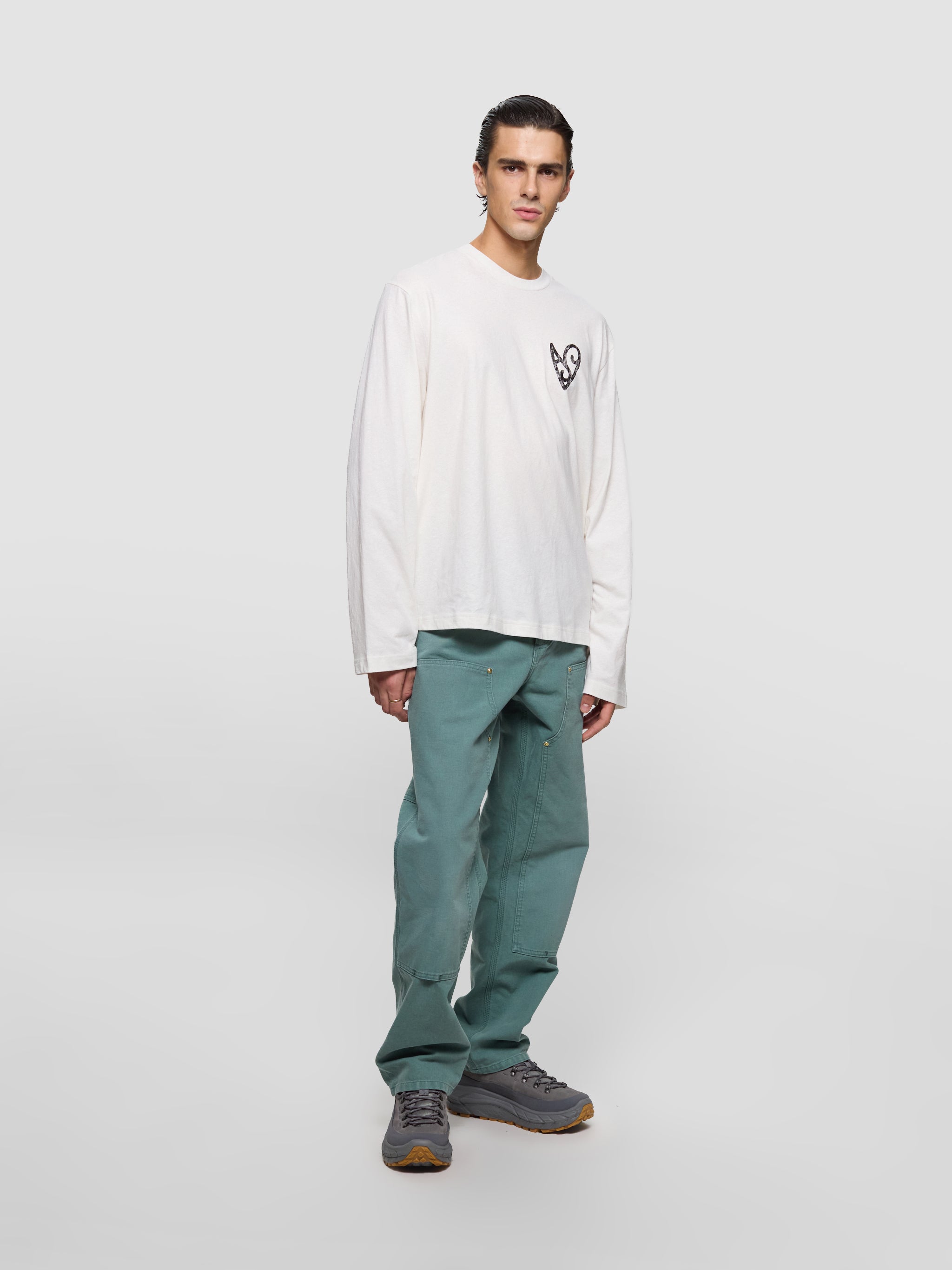 Long Sleeve T-Shirt in Optic White