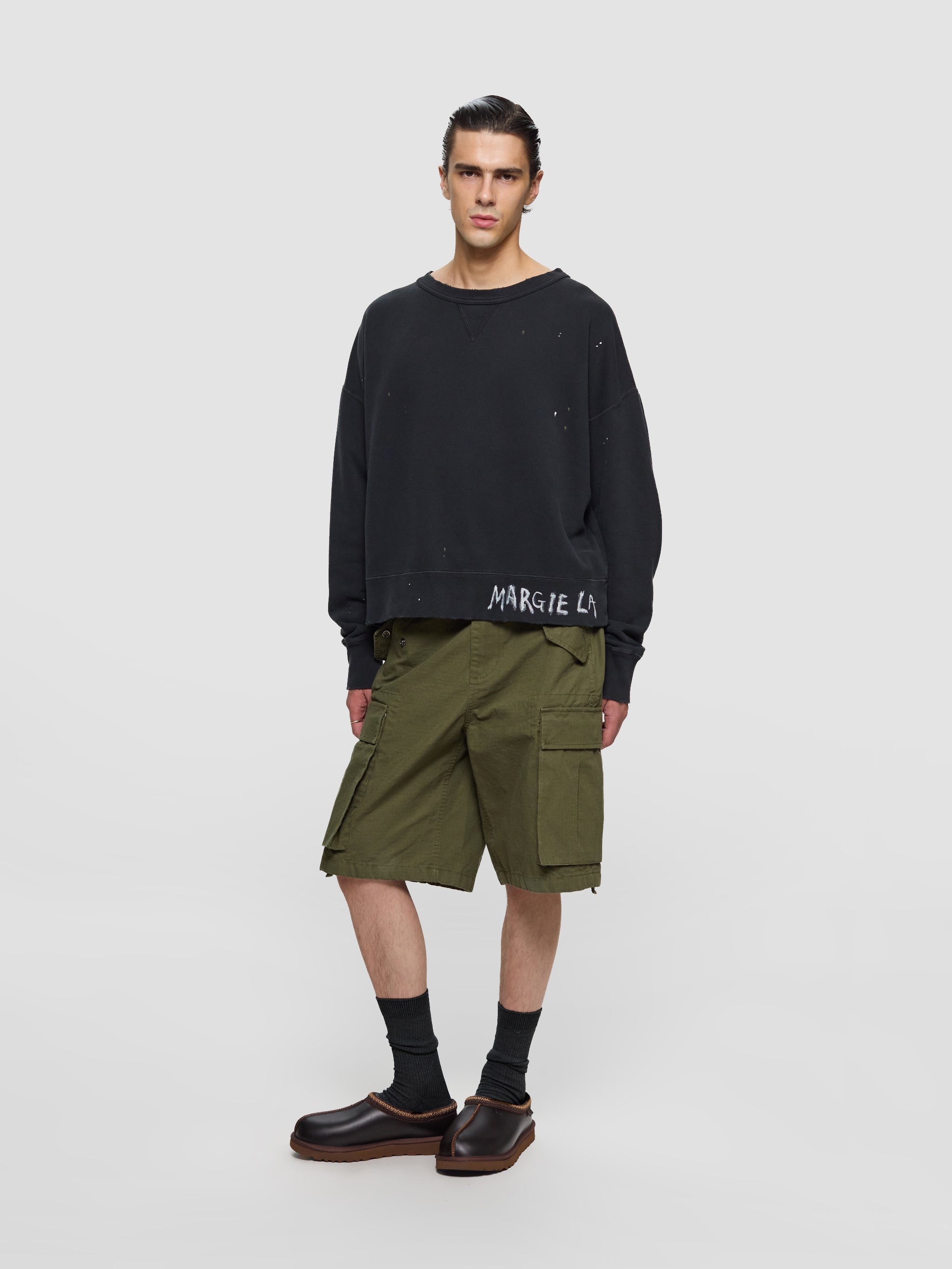 Cargo Shorts Ripstop in Olive Green