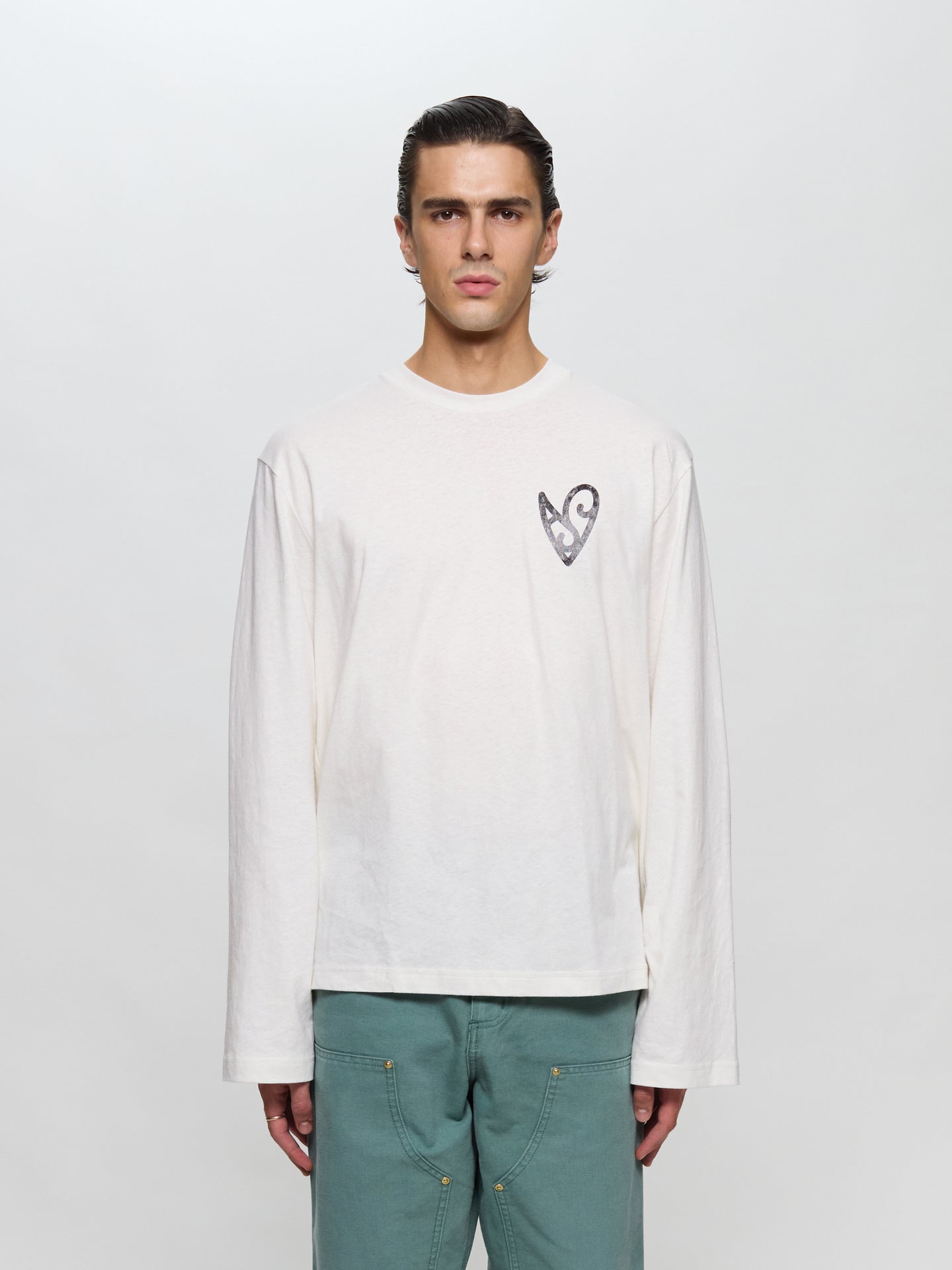 Long Sleeve T-Shirt in Optic White