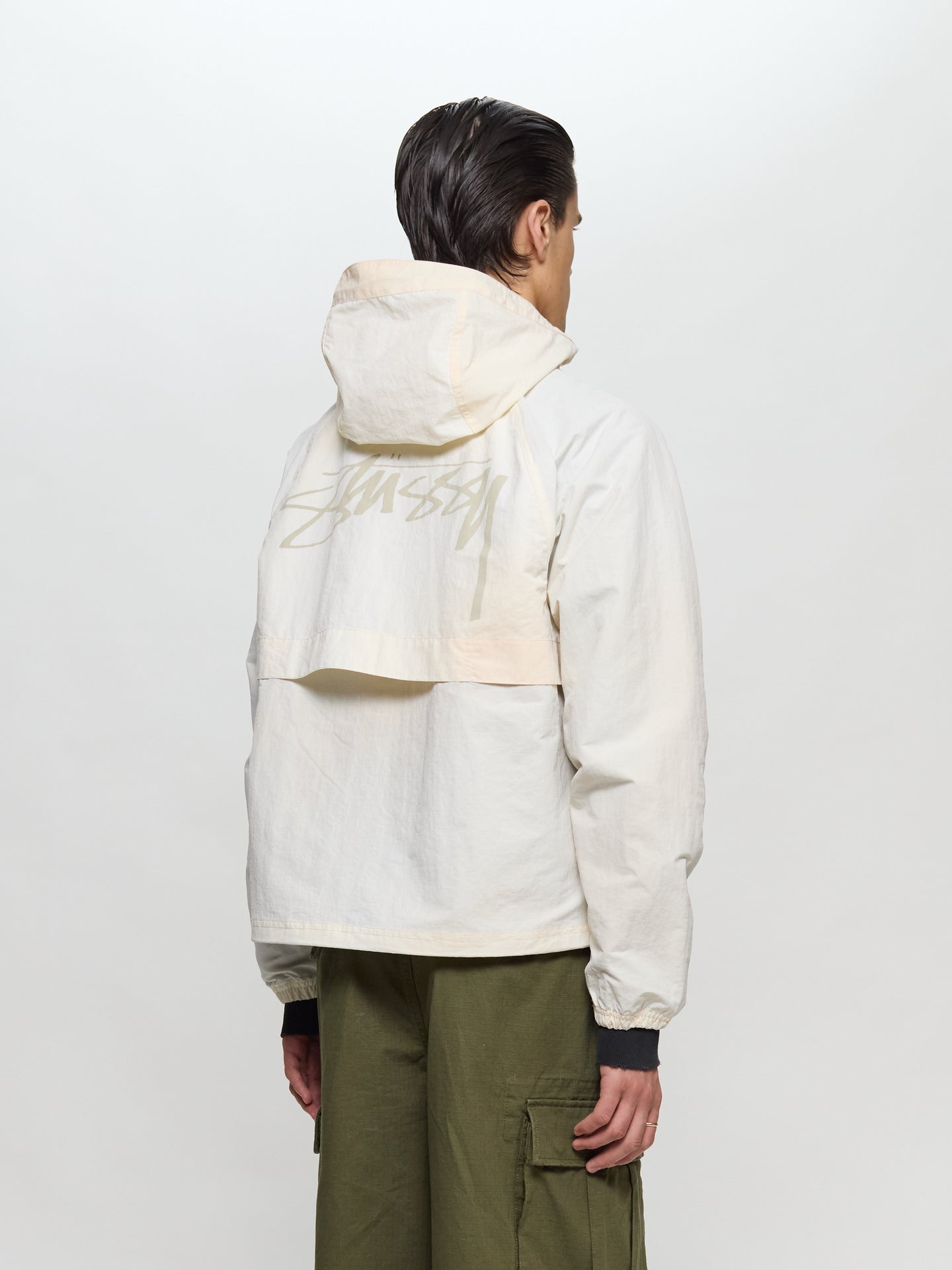 Beach Shell Wave Dye Jacket in Bone