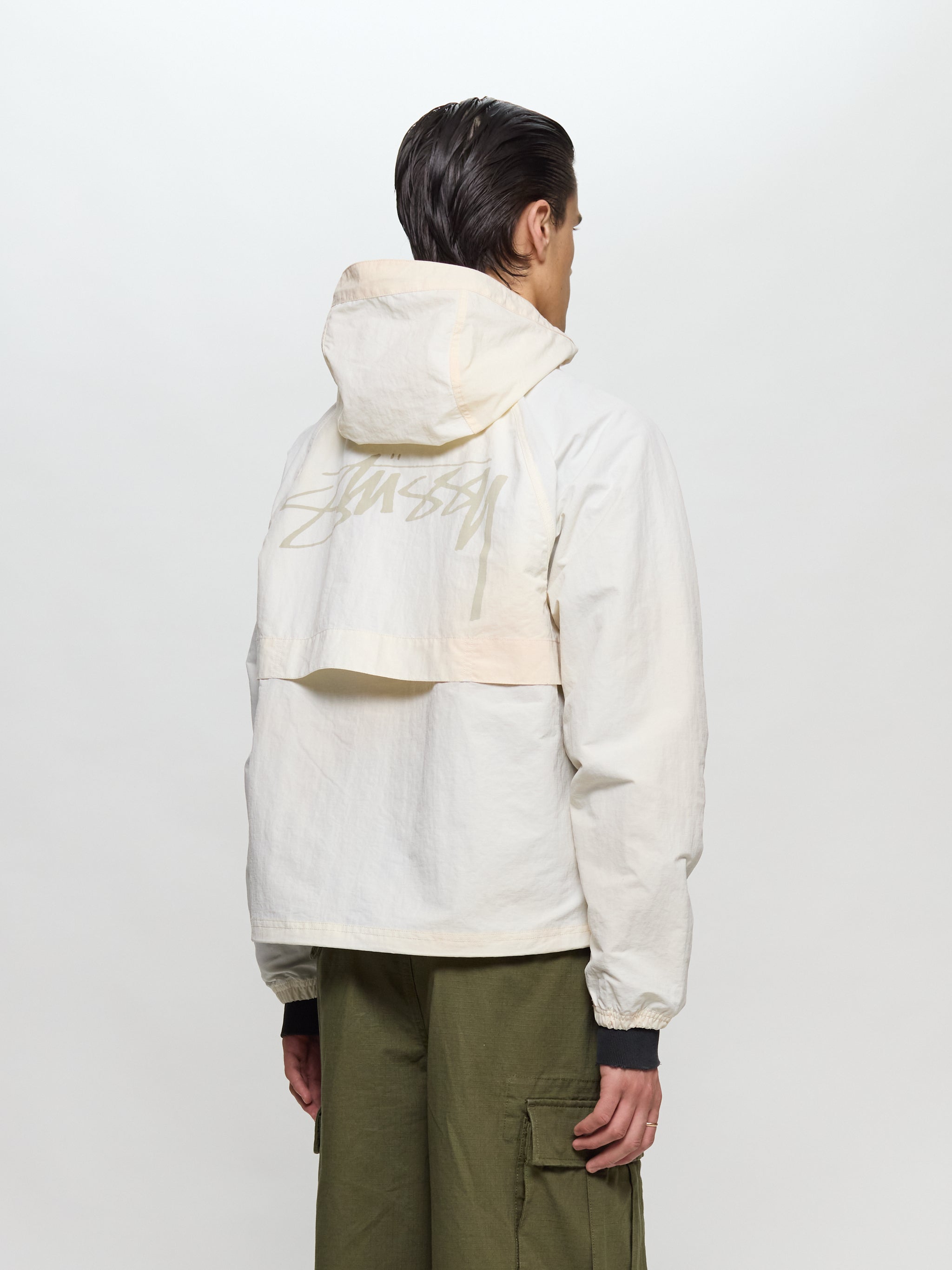 Beach Shell Wave Dye Jacket in Bone