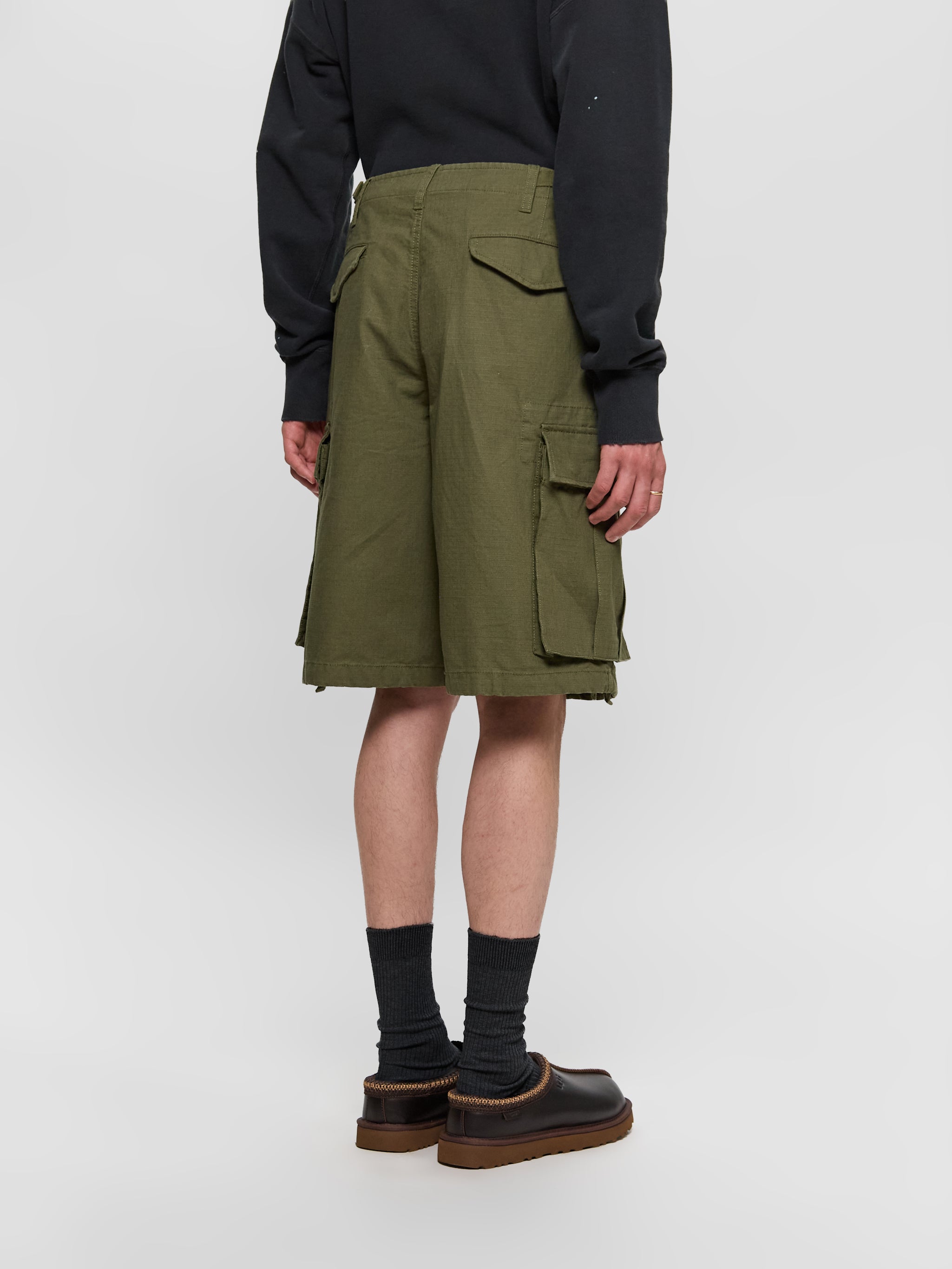 Cargo Shorts Ripstop in Olive Green