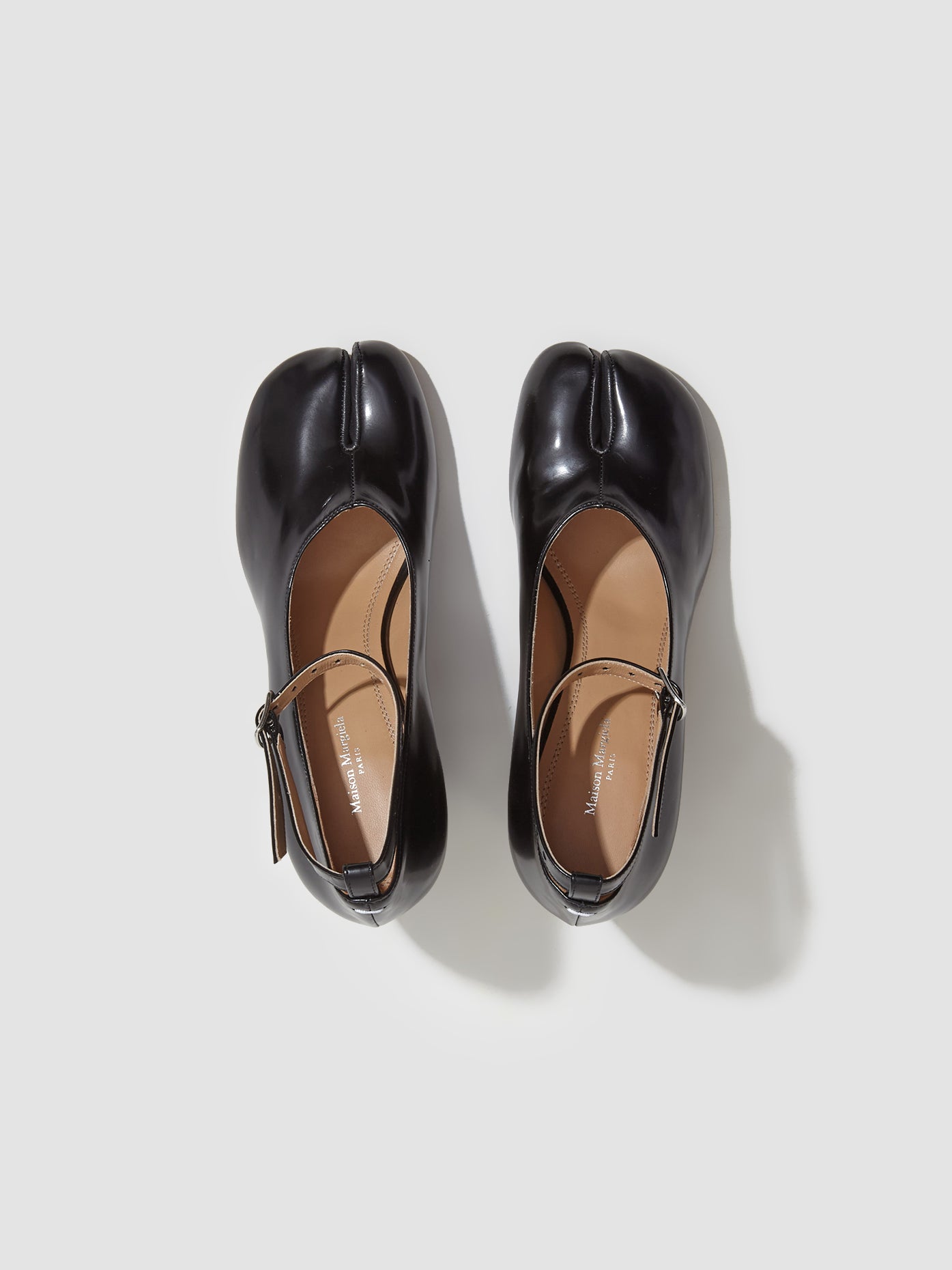 Tabi Leather Heels in Black