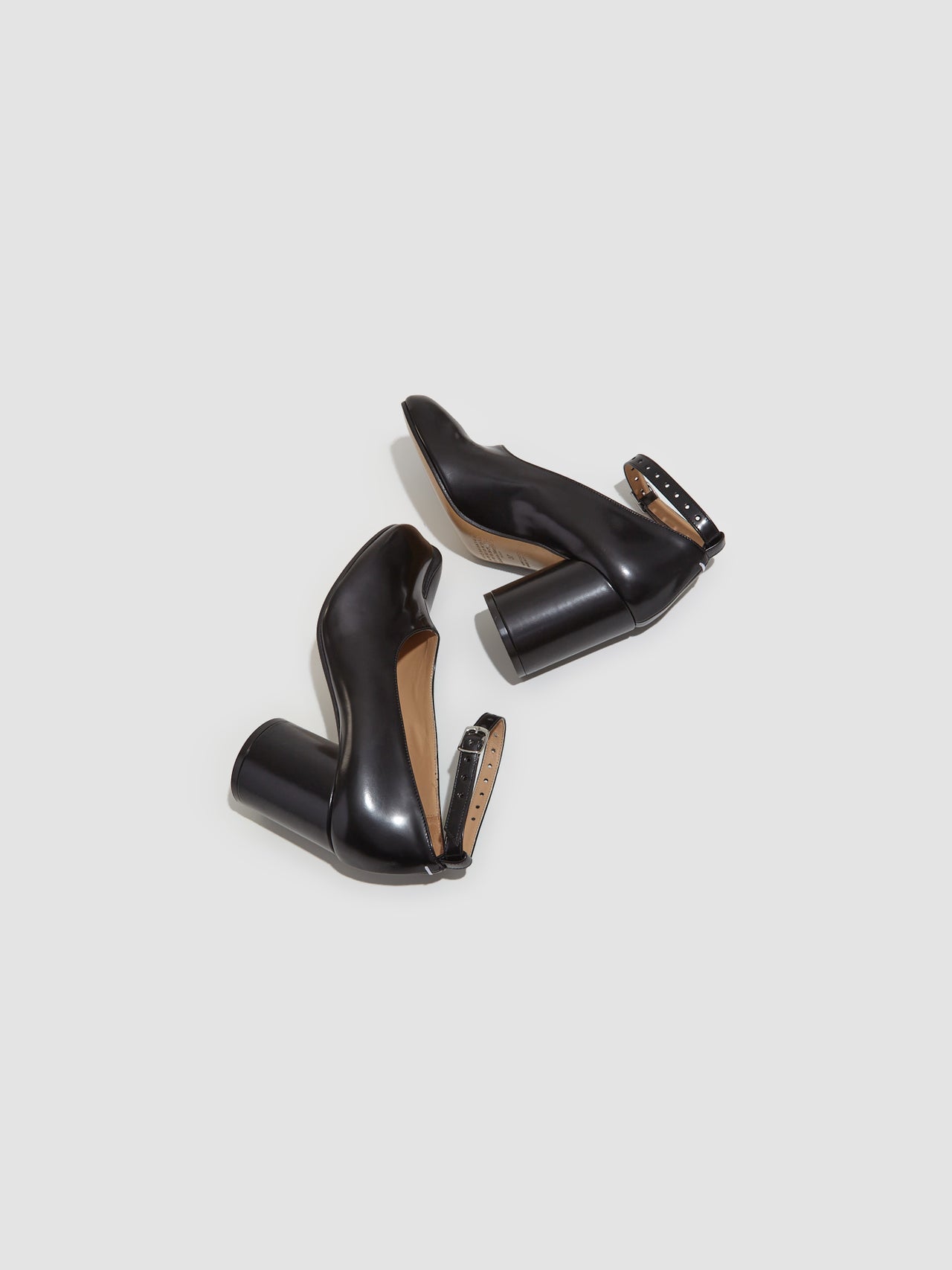 Tabi Leather Heels in Black