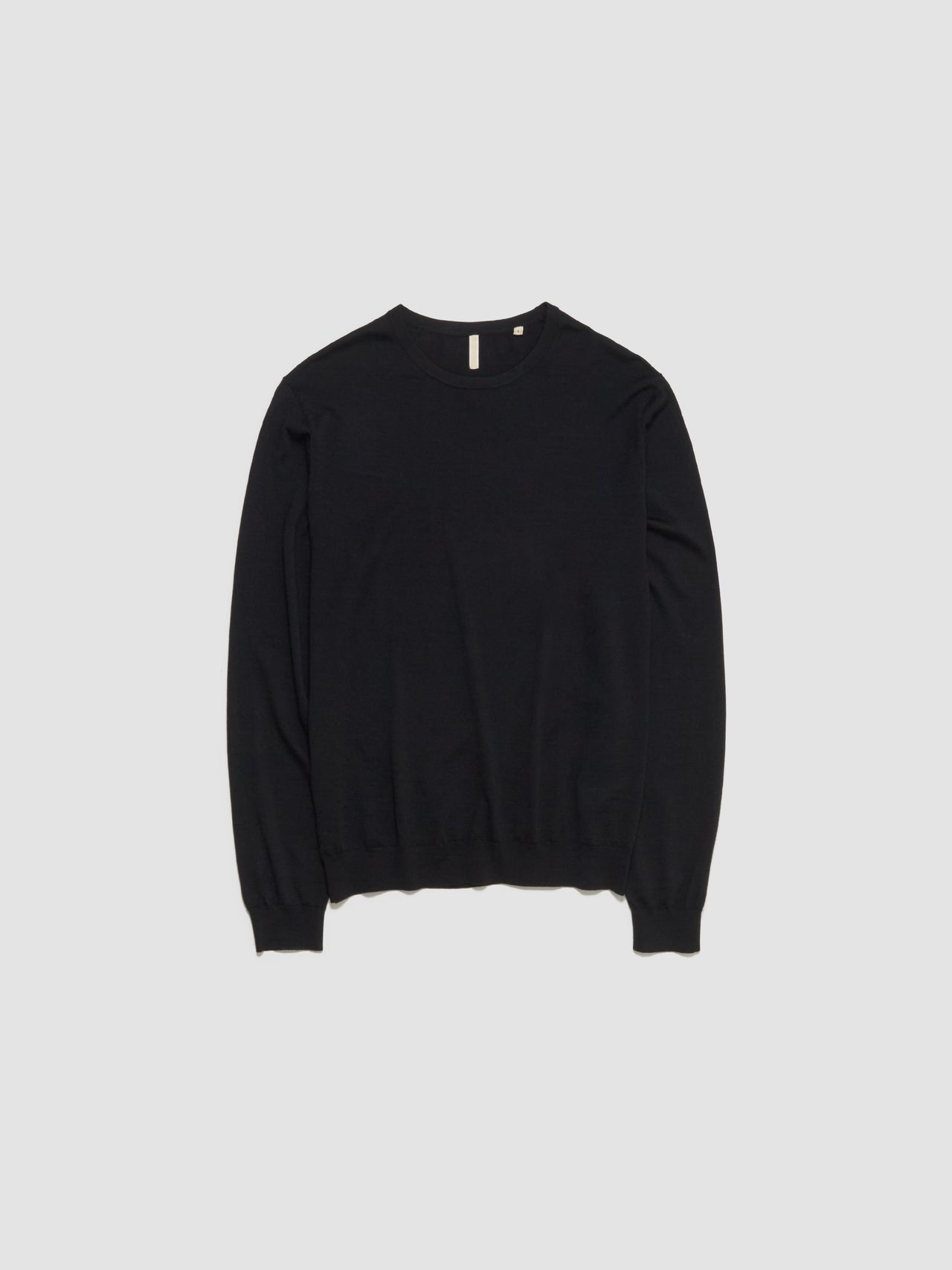 Merino Crew in Black