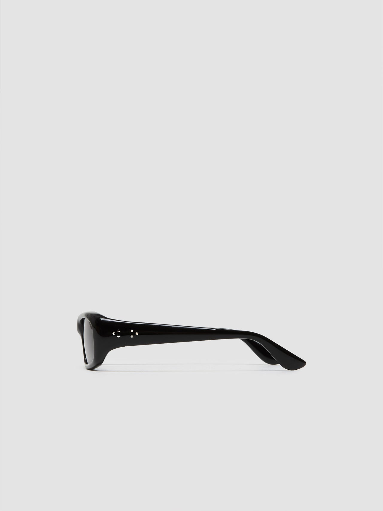 Mektoub Sunglasses in Black with Black Lenses