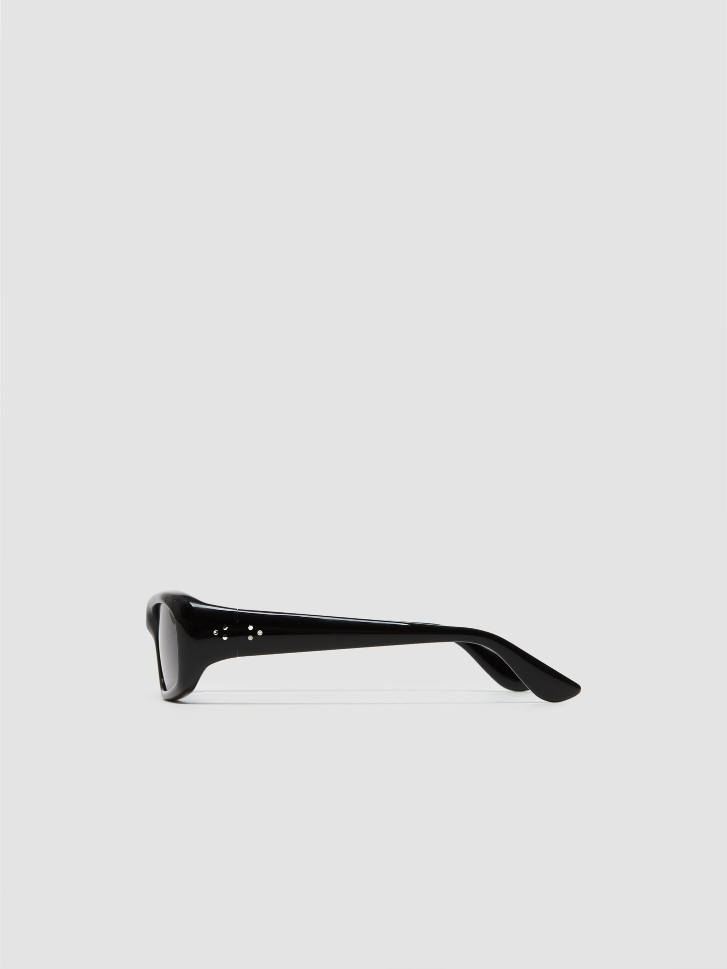 Mektoub Sunglasses in Black with Black Lenses