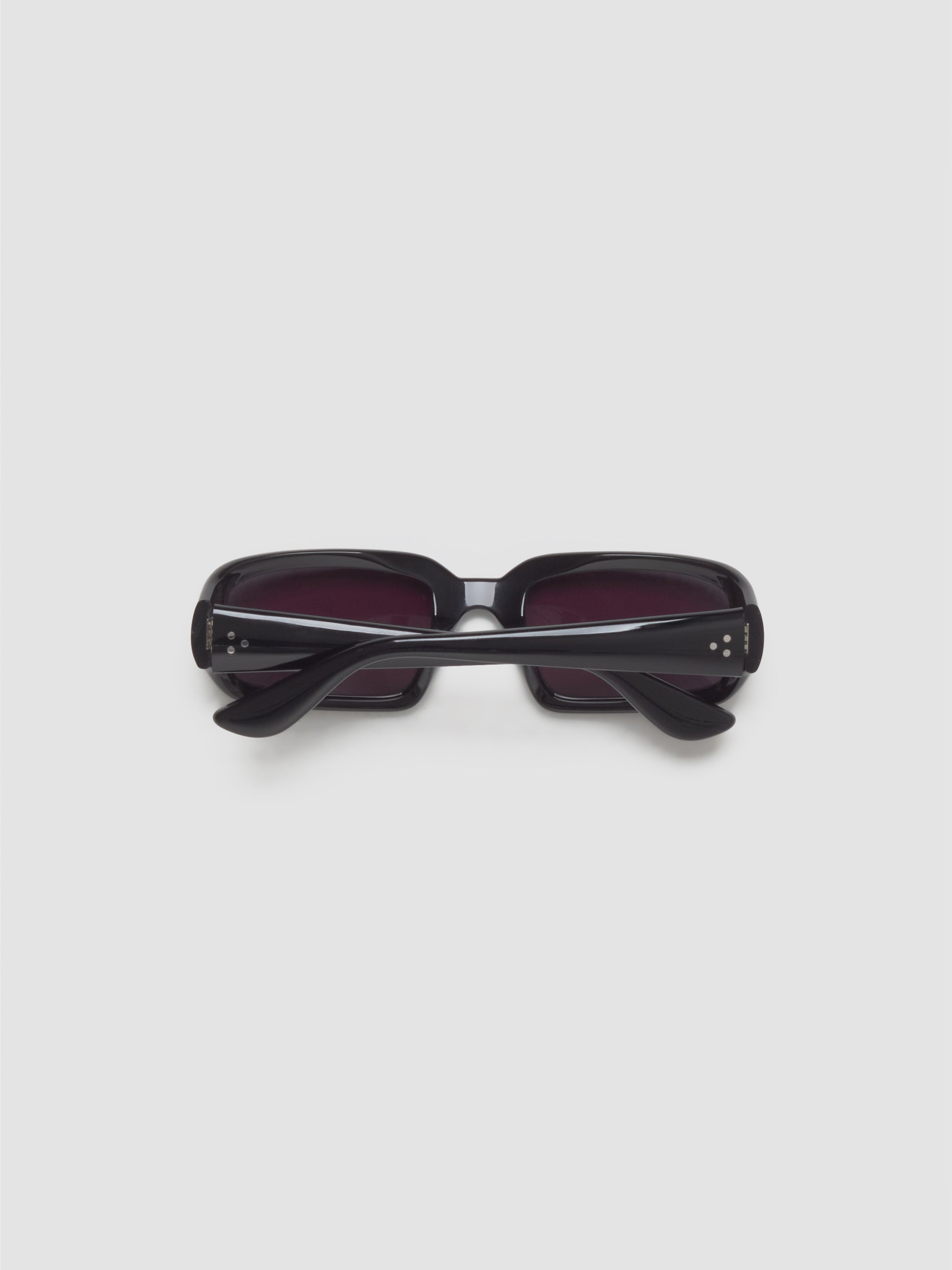 Mektoub Sunglasses in Black with Black Lenses