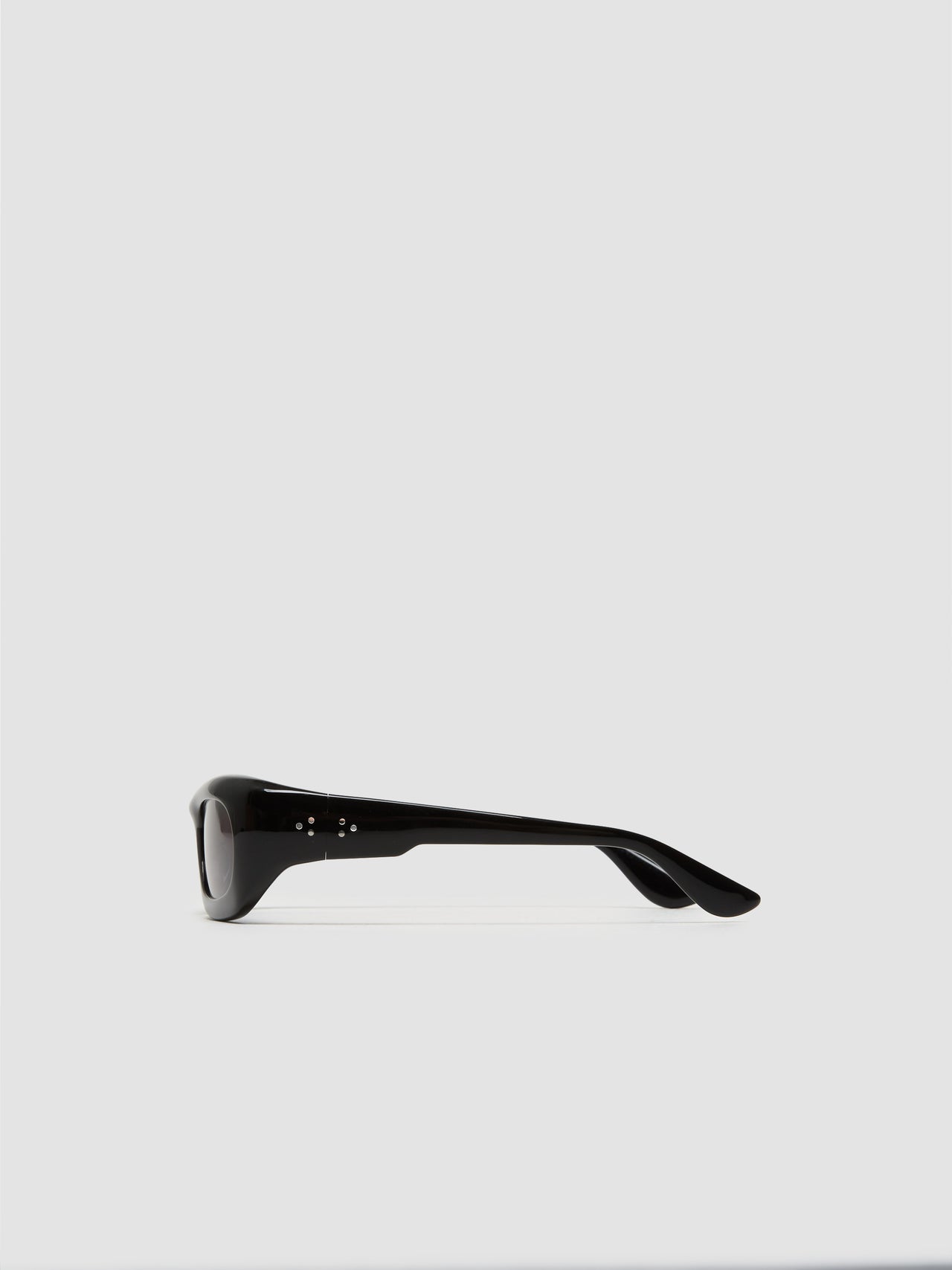 Ghaib Sunglasses in Black with Black Lenses