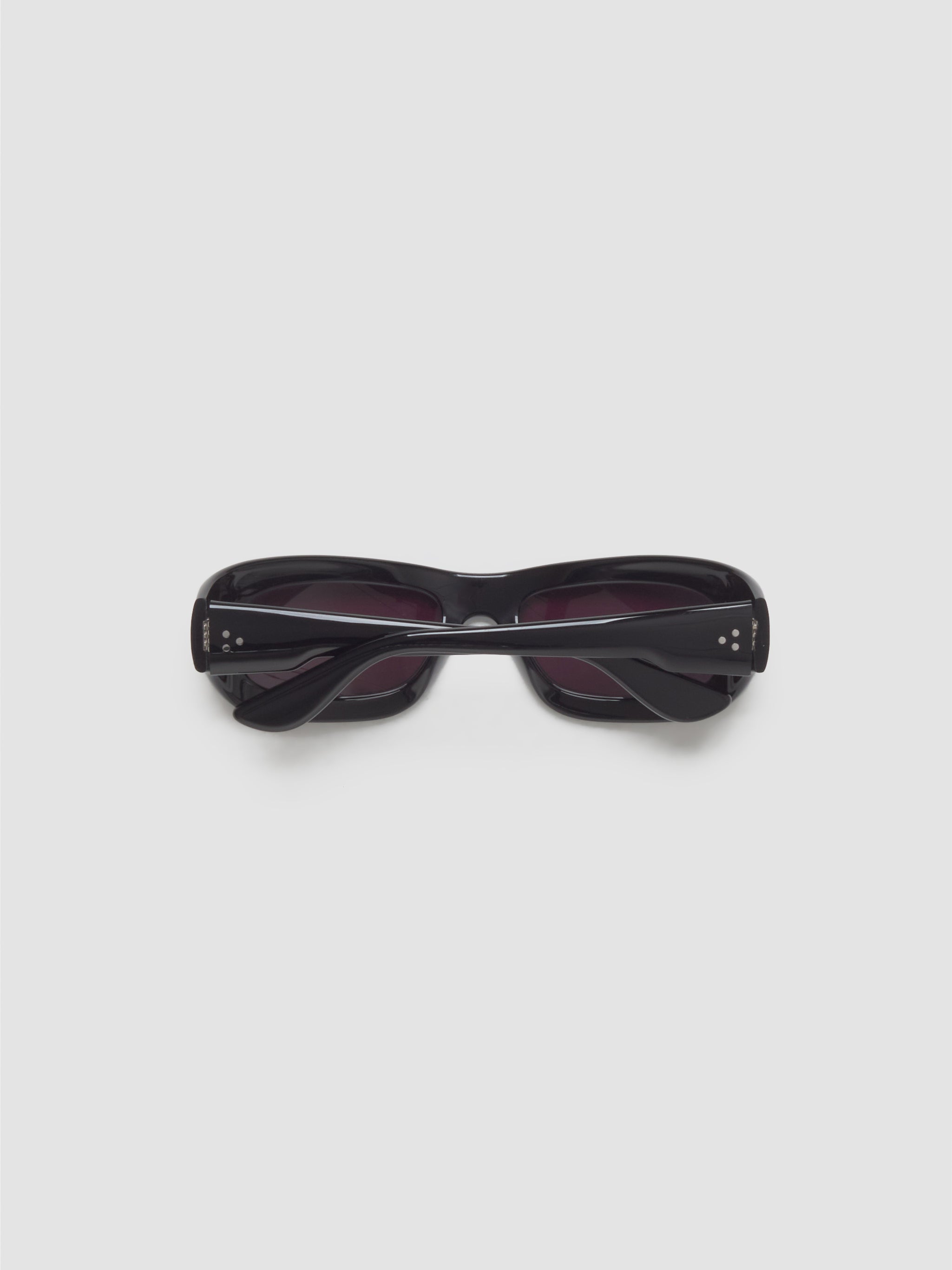Ghaib Sunglasses in Black with Black Lenses
