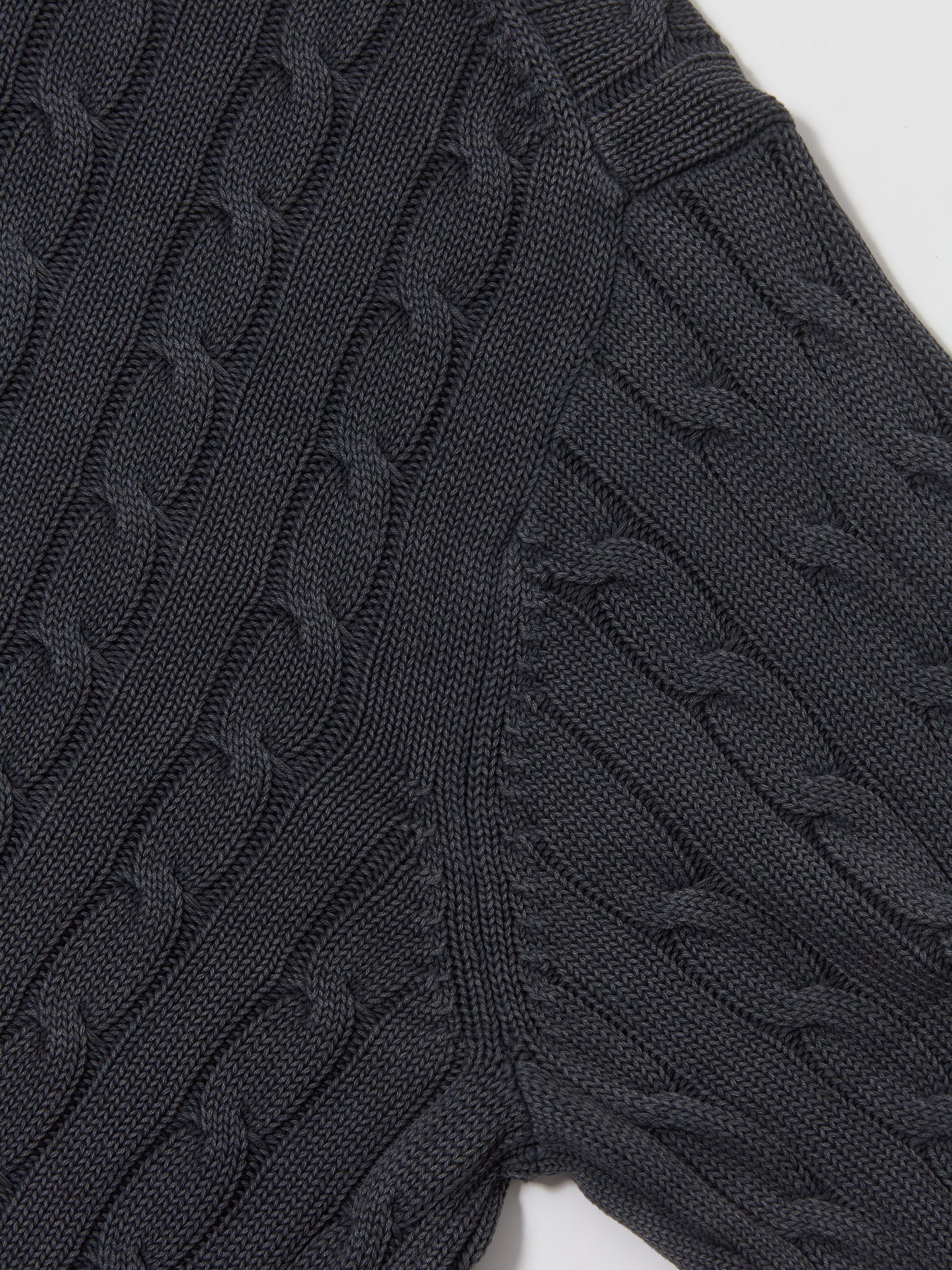 Women's Carter Sweater Jacket in Black Garment Dyed