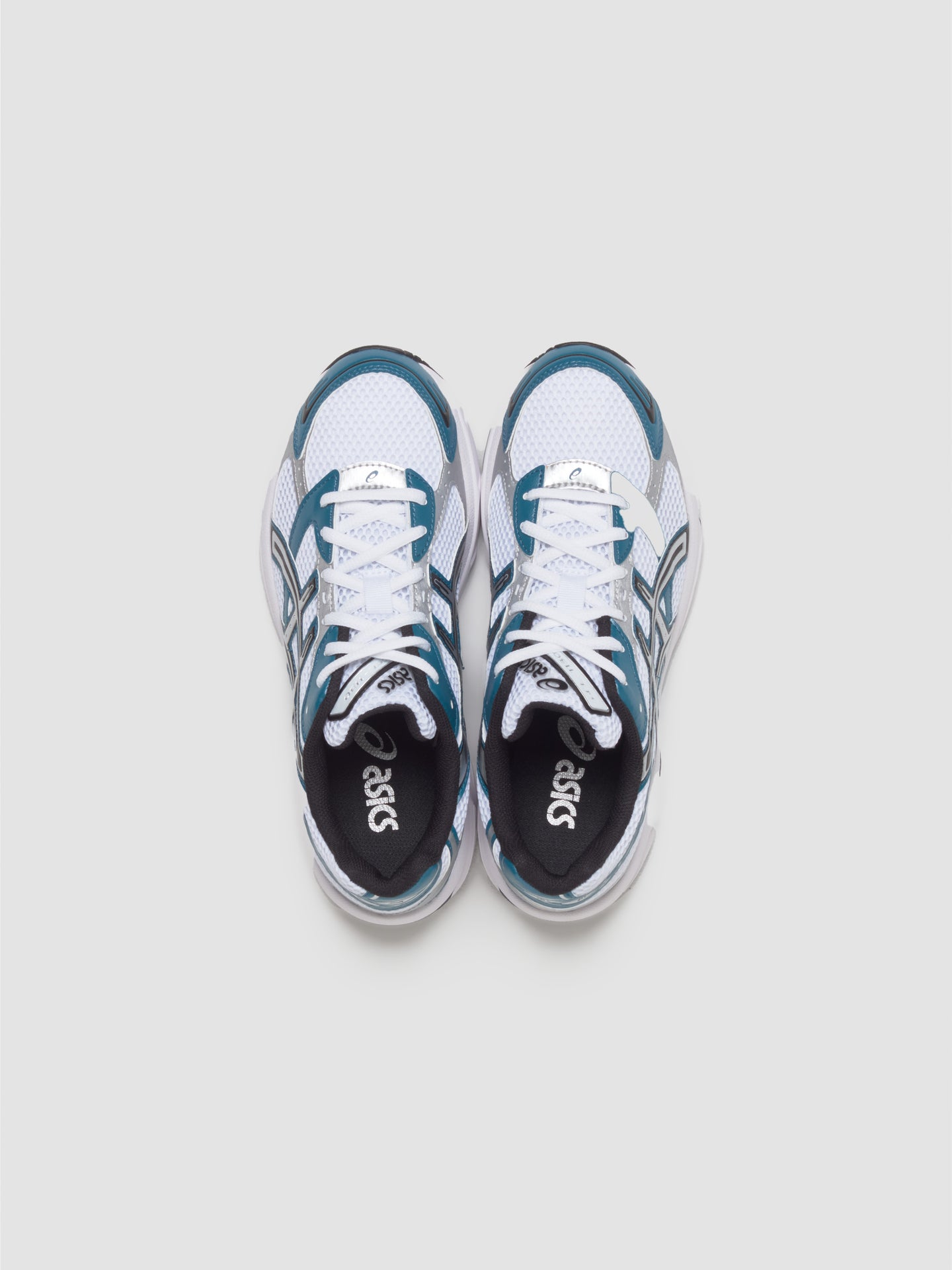 GEL-1130 Sneaker in White & Restful Teal