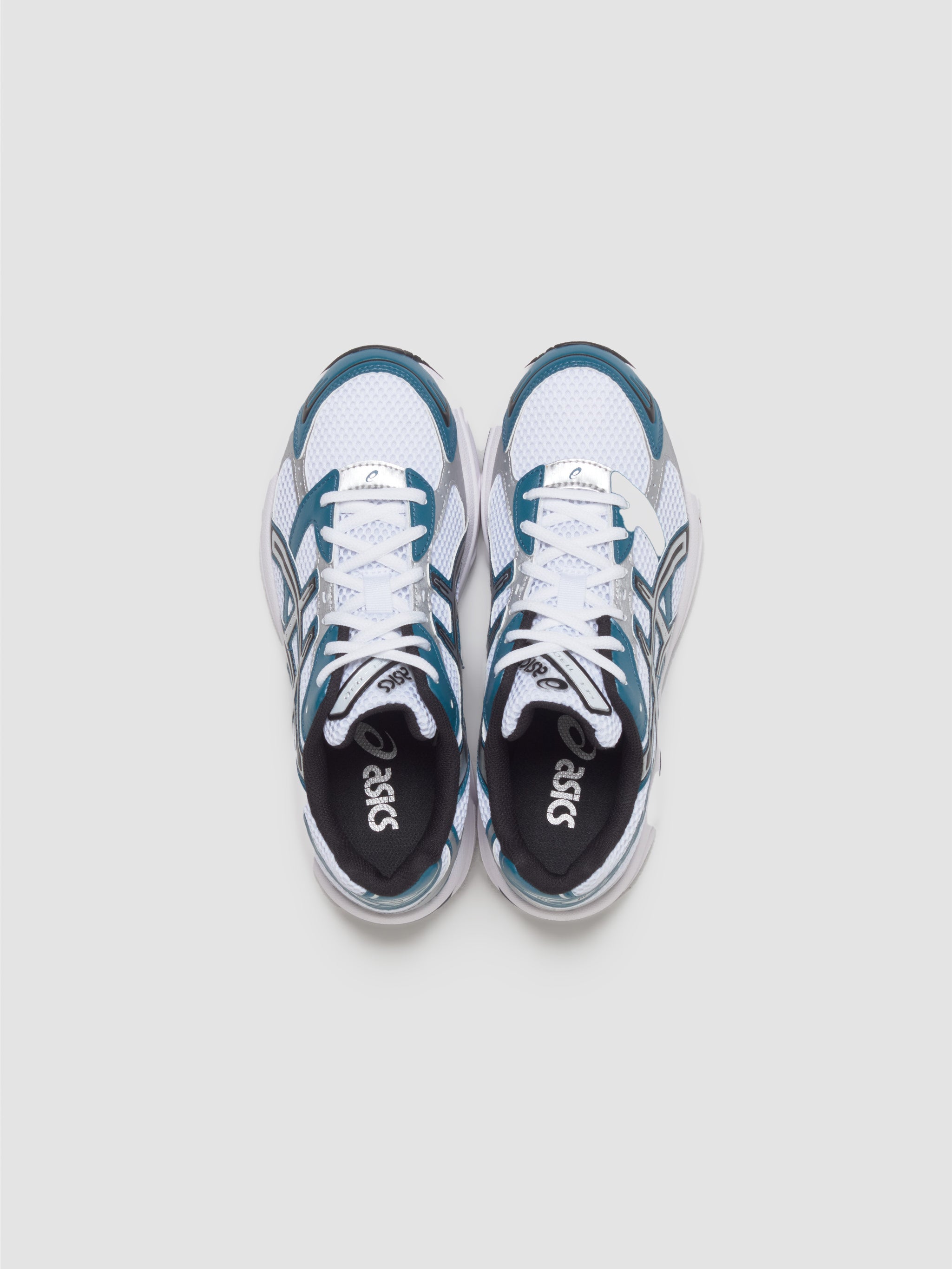 GEL-1130 Sneaker in White & Restful Teal