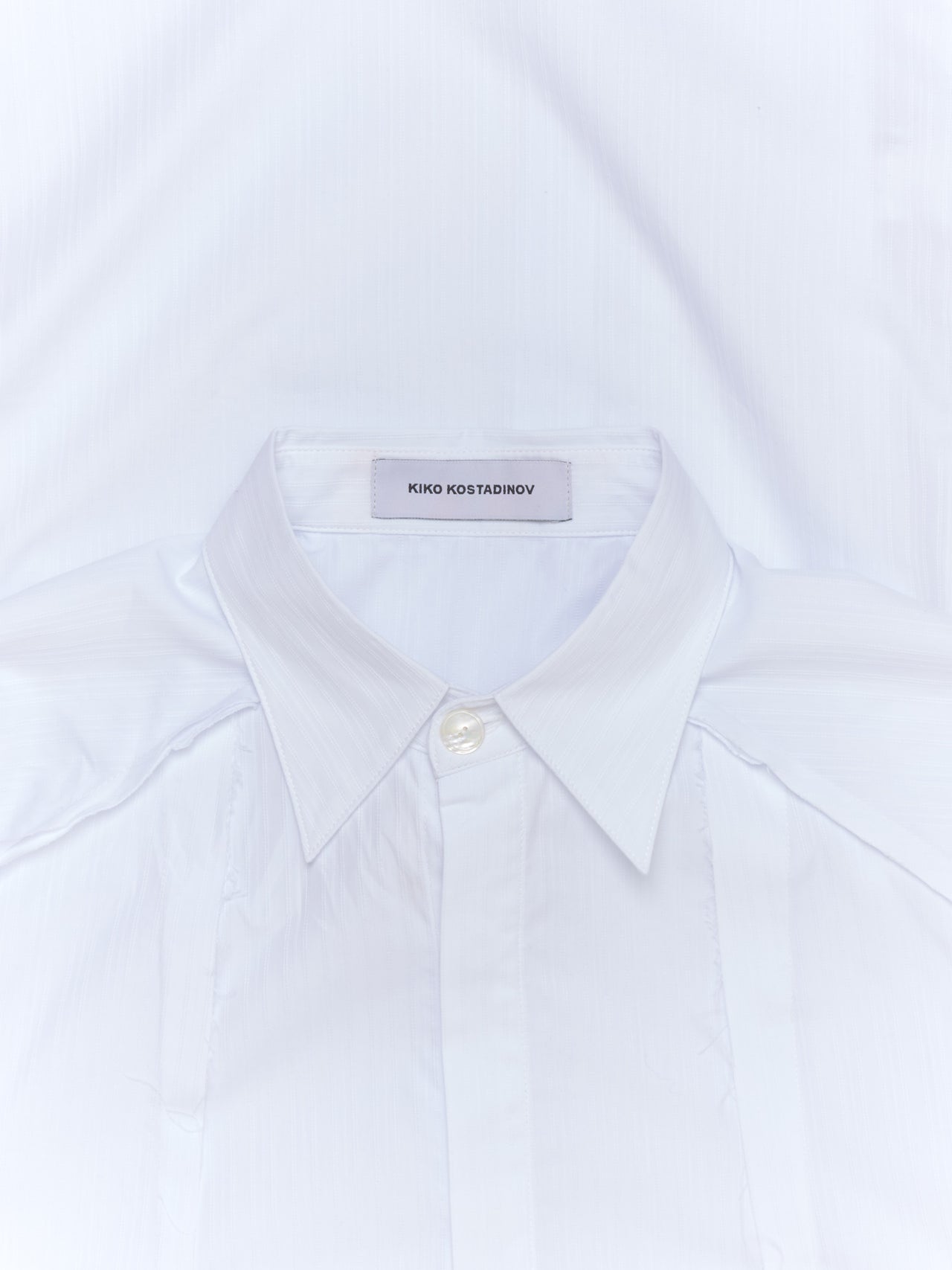 Zafar Shirt in White Stripes