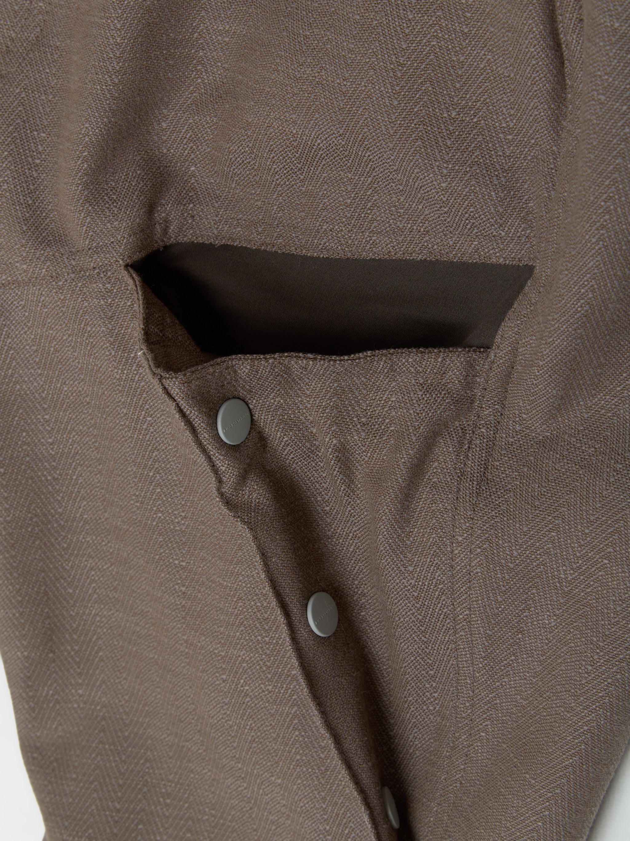 Inex Snap Trousers in Brown Oak & Java Brown