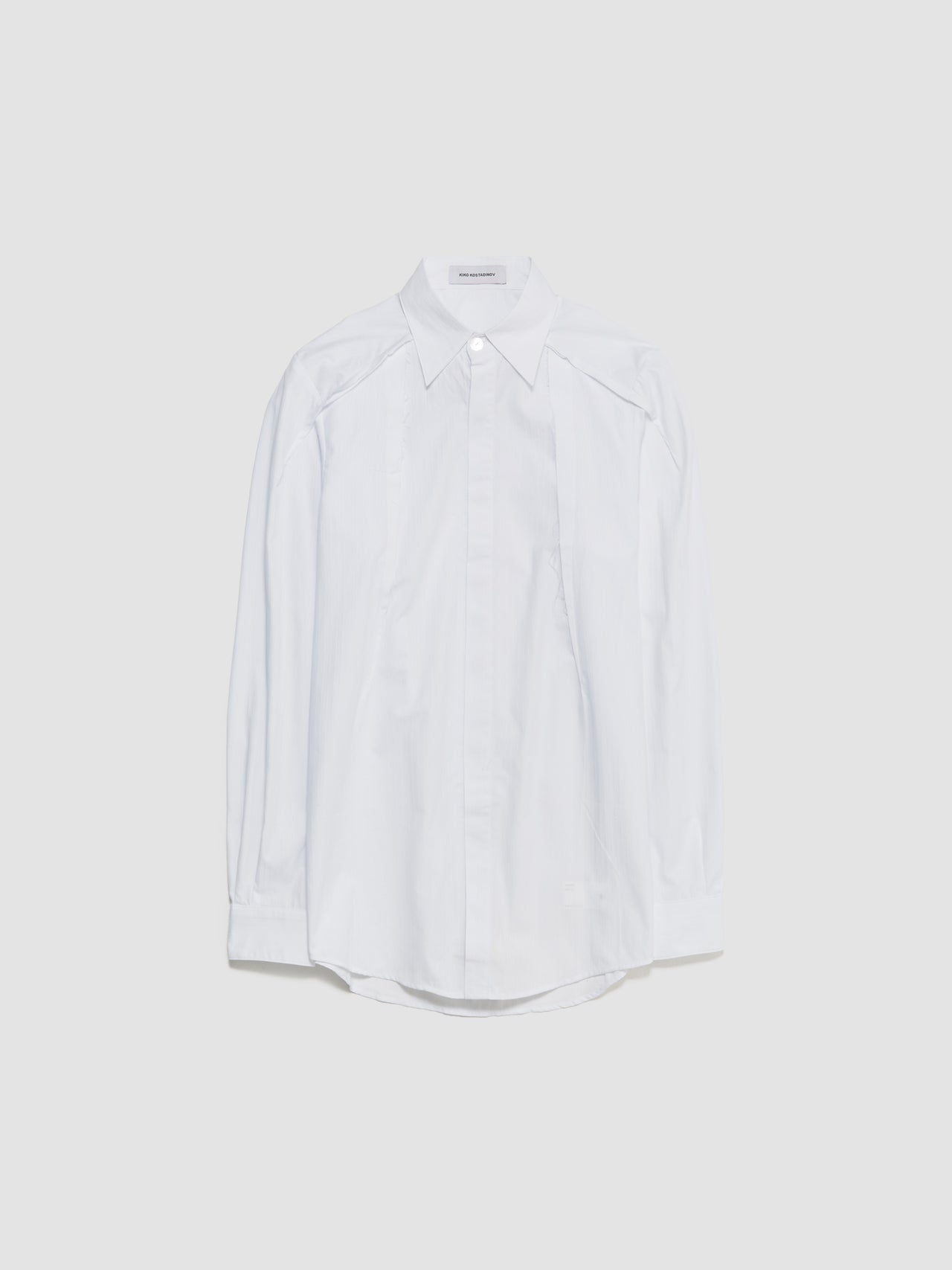 Zafar Shirt in White Stripes