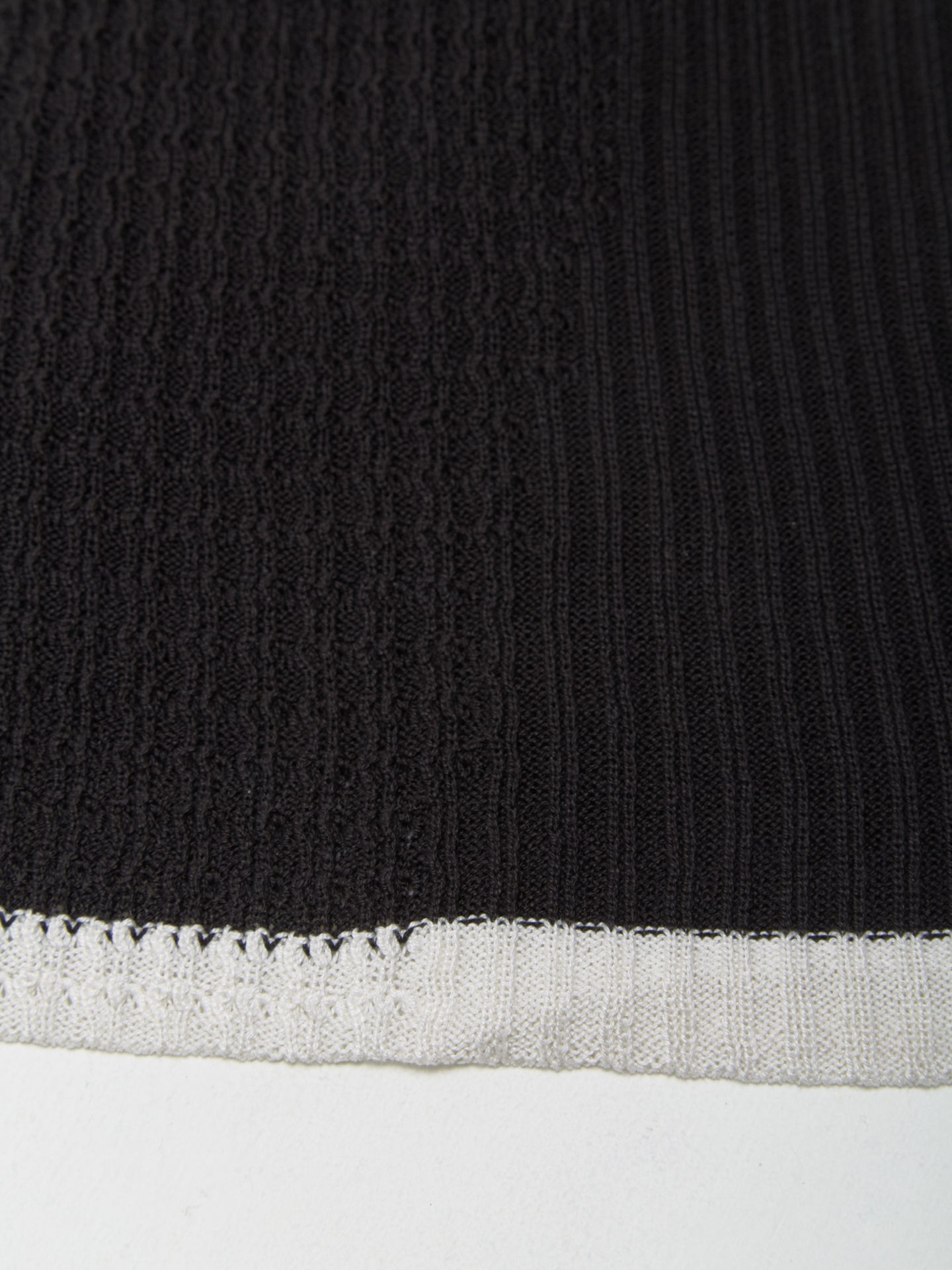 Vecto Knit Tunic Dress in Phantom Black
