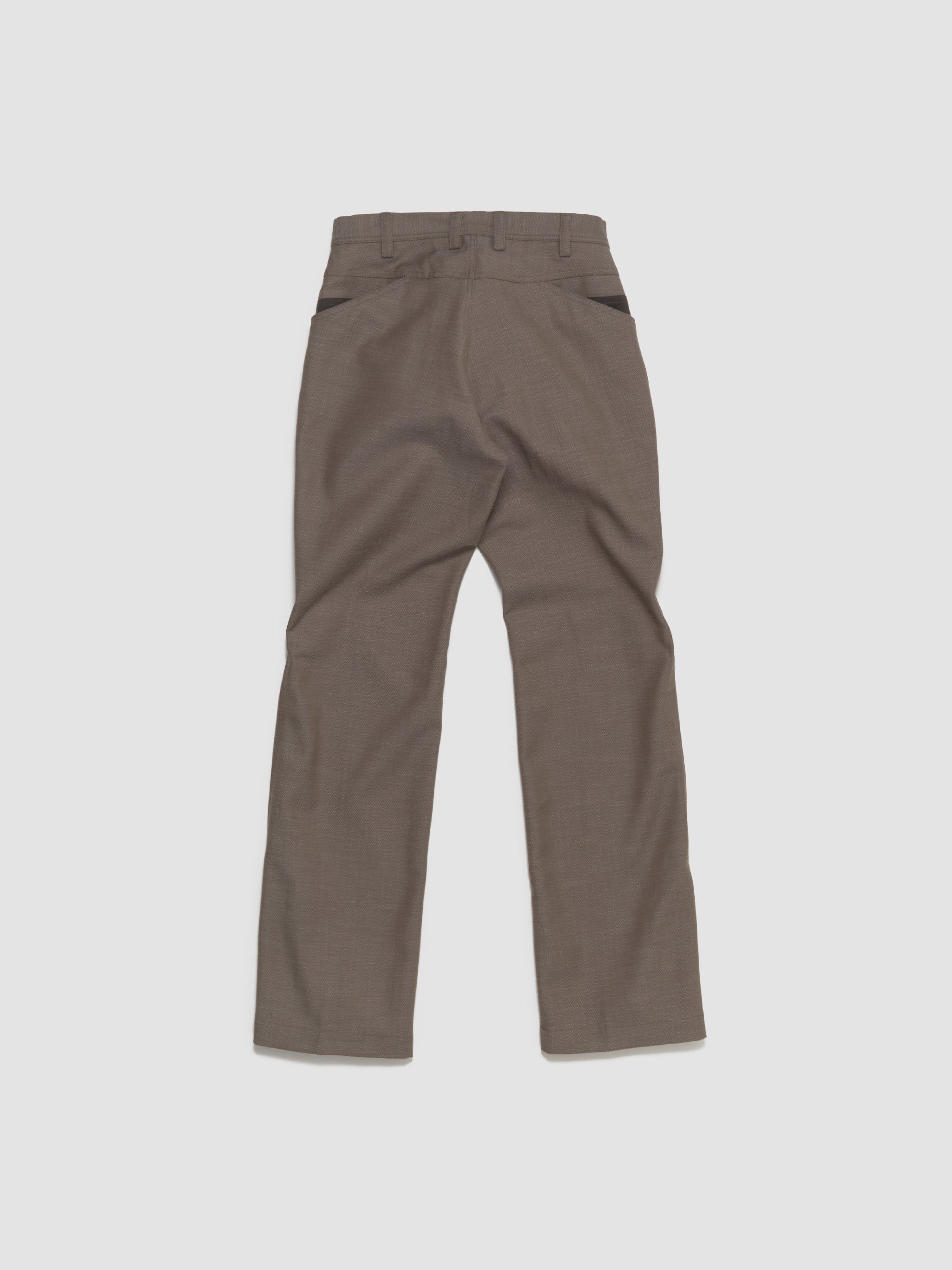 Inex Snap Trousers in Brown Oak & Java Brown