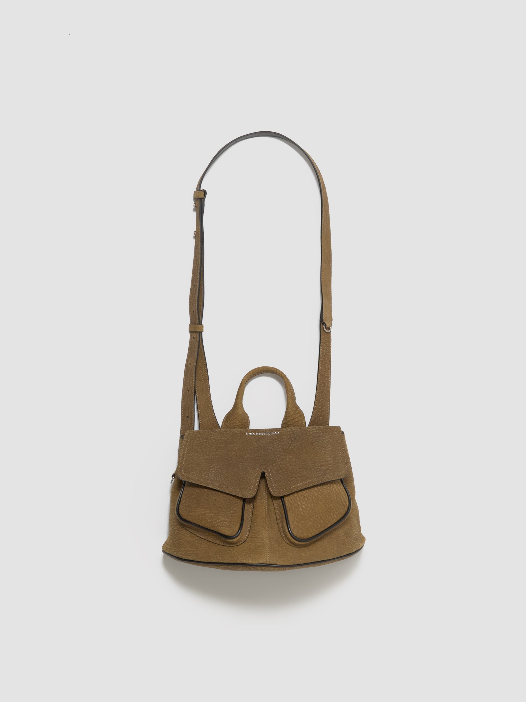 Petite Mezulari Bag in Burnt Brown
