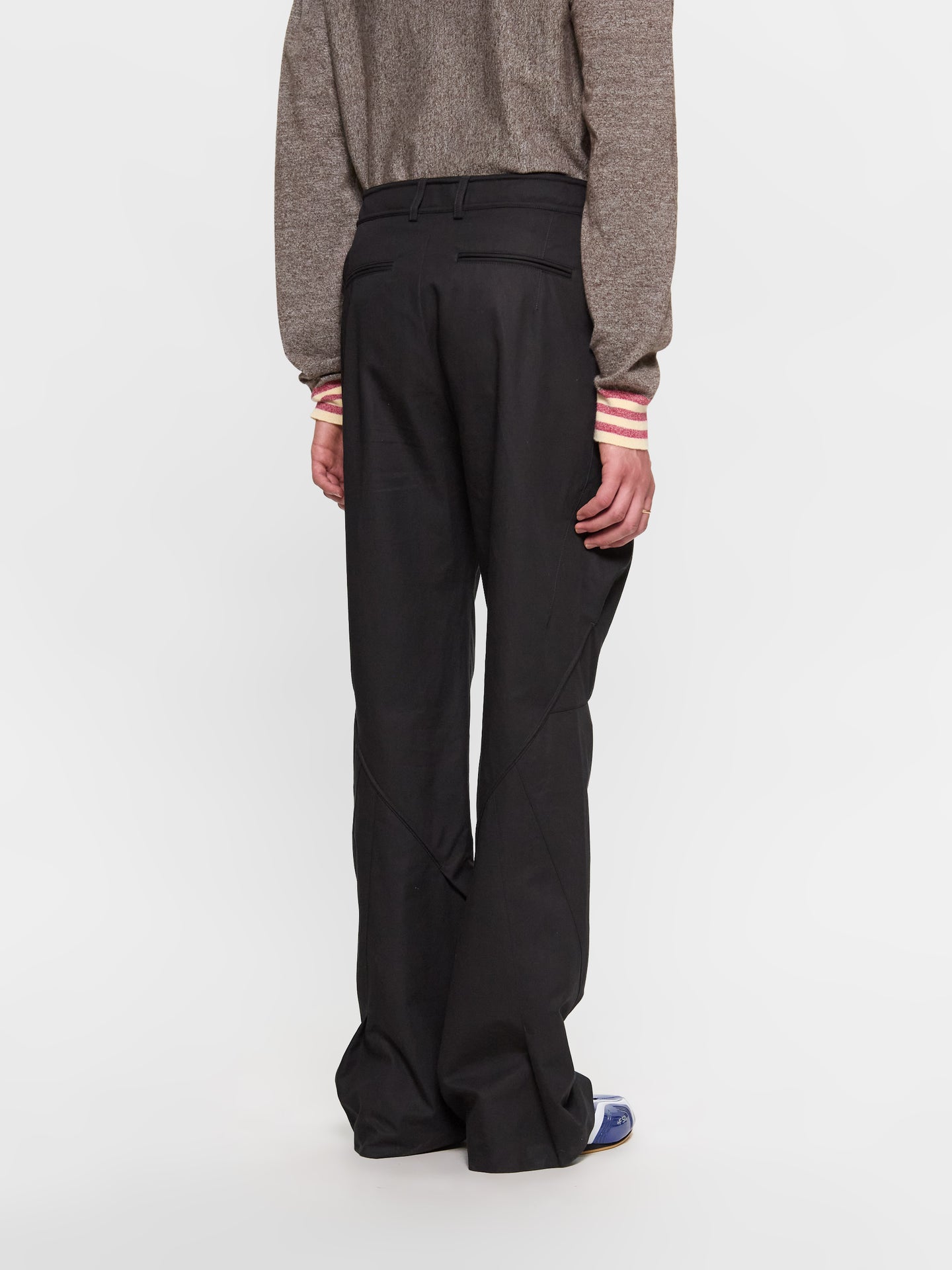 Alec K-Dart Trousers in Black Sable