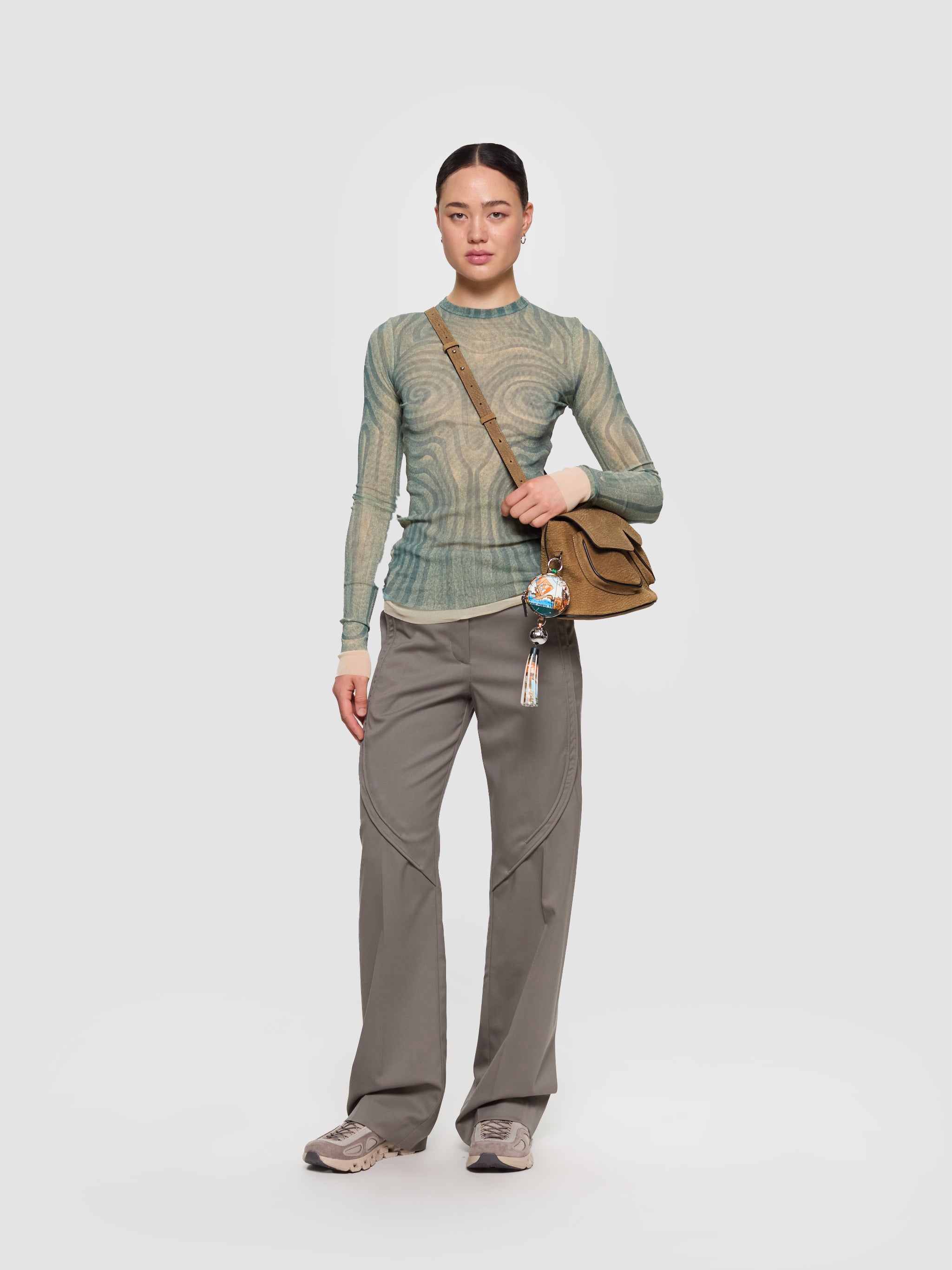 Seneca Tailored Trouser in Ash Brown