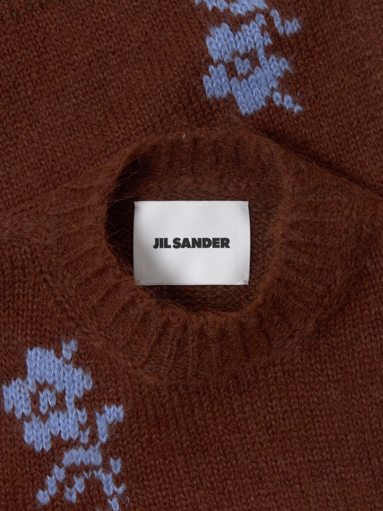 Wool Blend Crewneck Jumper in Shore