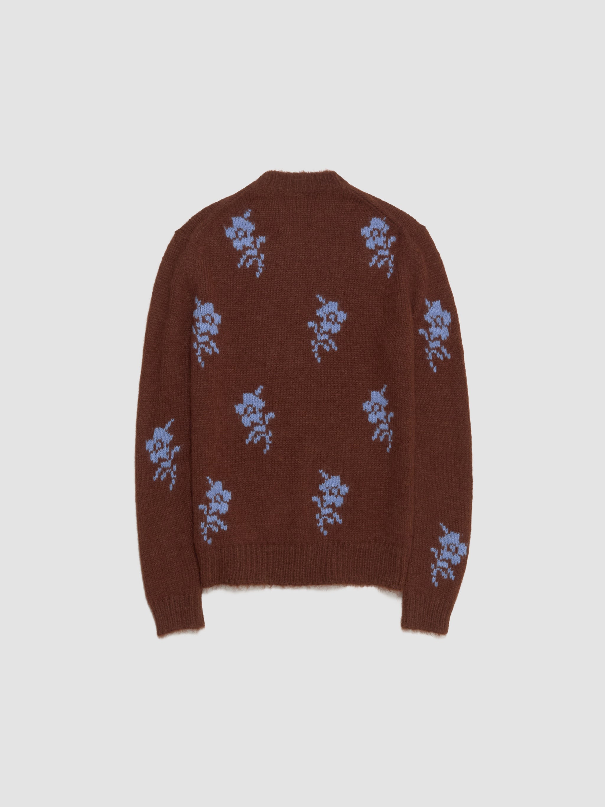 Wool Blend Crewneck Jumper in Shore