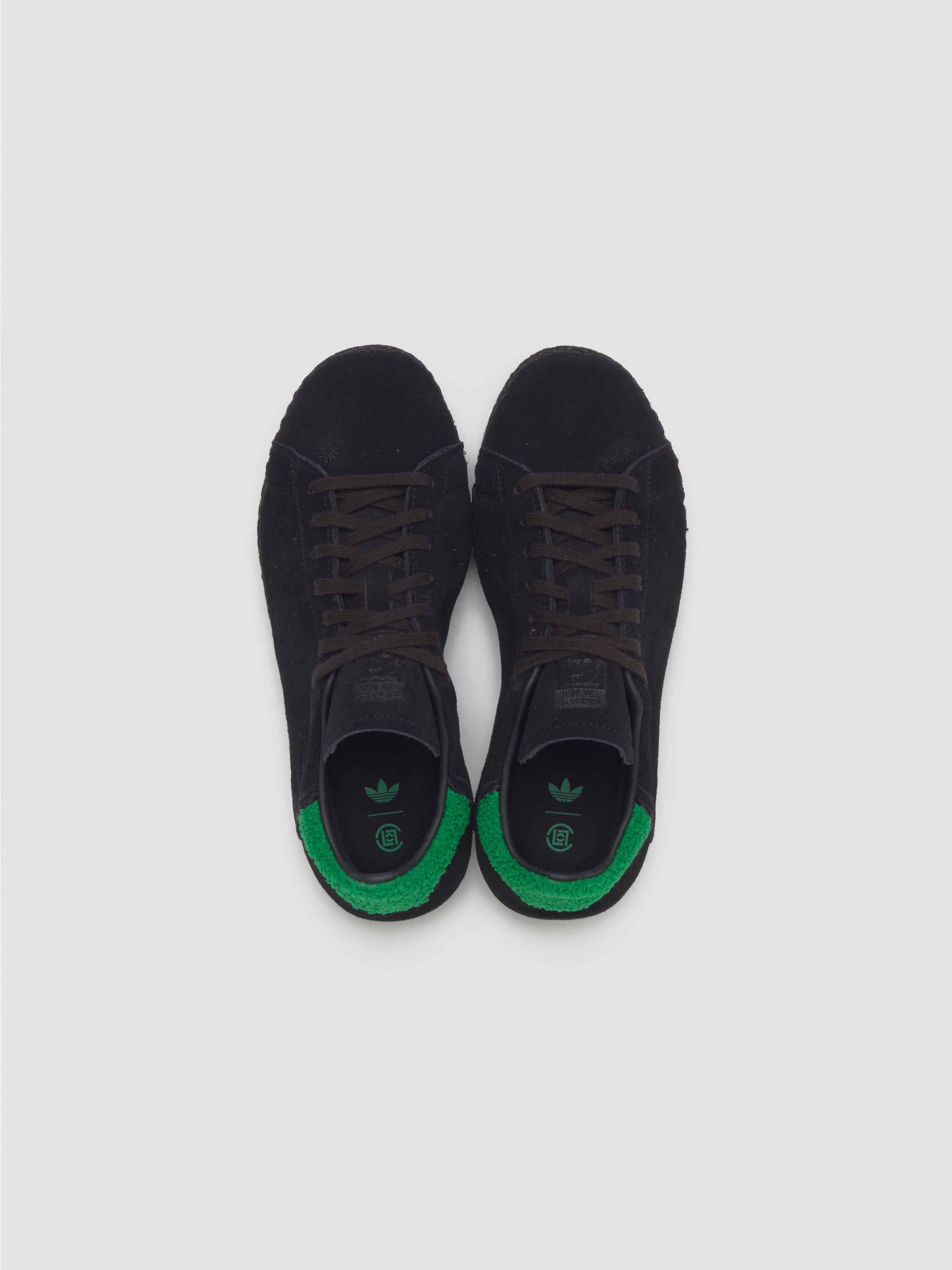 x CLOT Stan Smith Sneaker in Core Black & Green