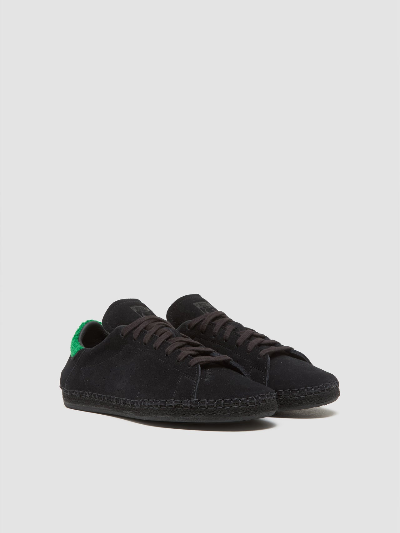 x CLOT Stan Smith Sneaker in Core Black & Green