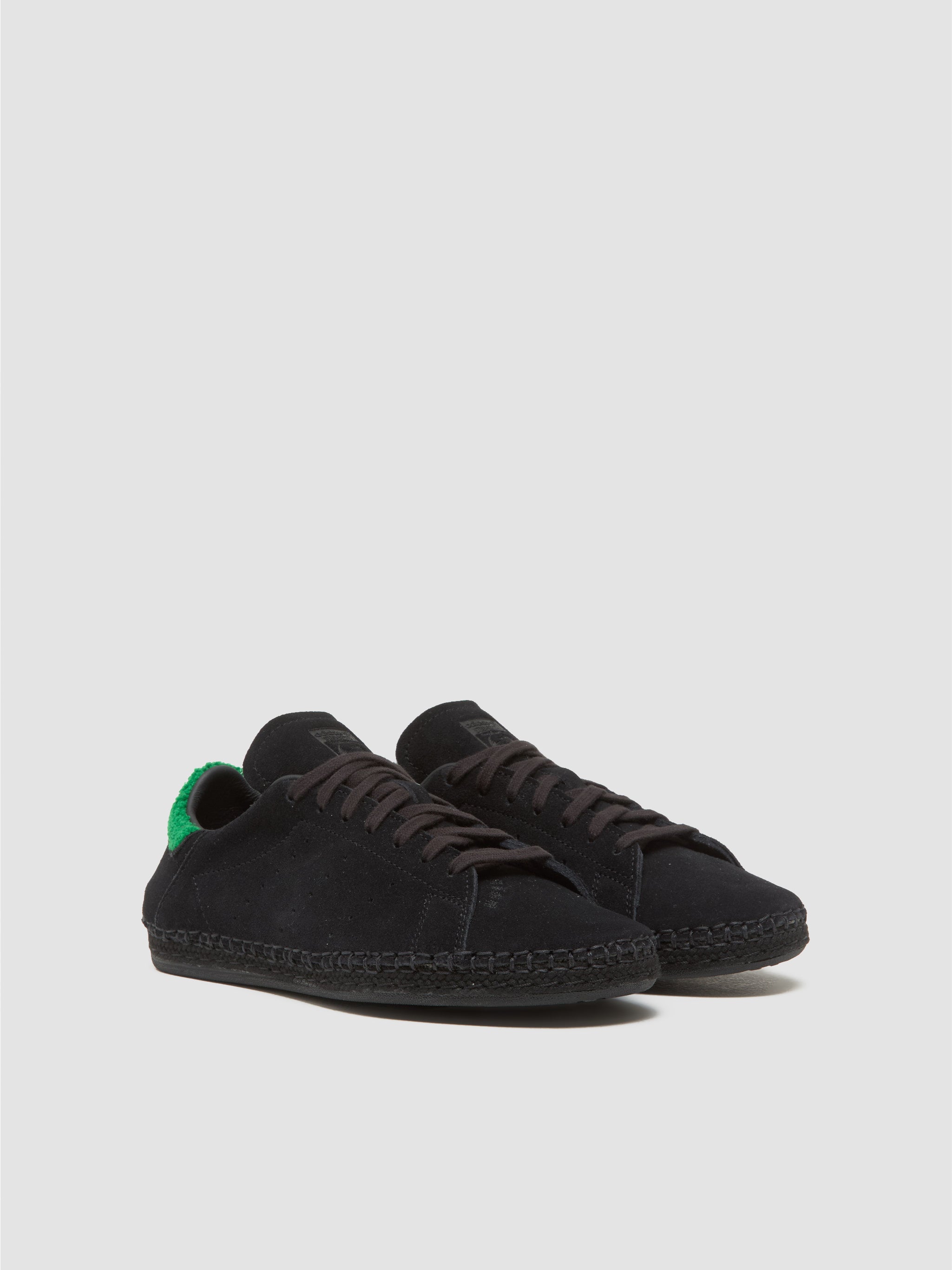 x CLOT Stan Smith Sneaker in Core Black & Green