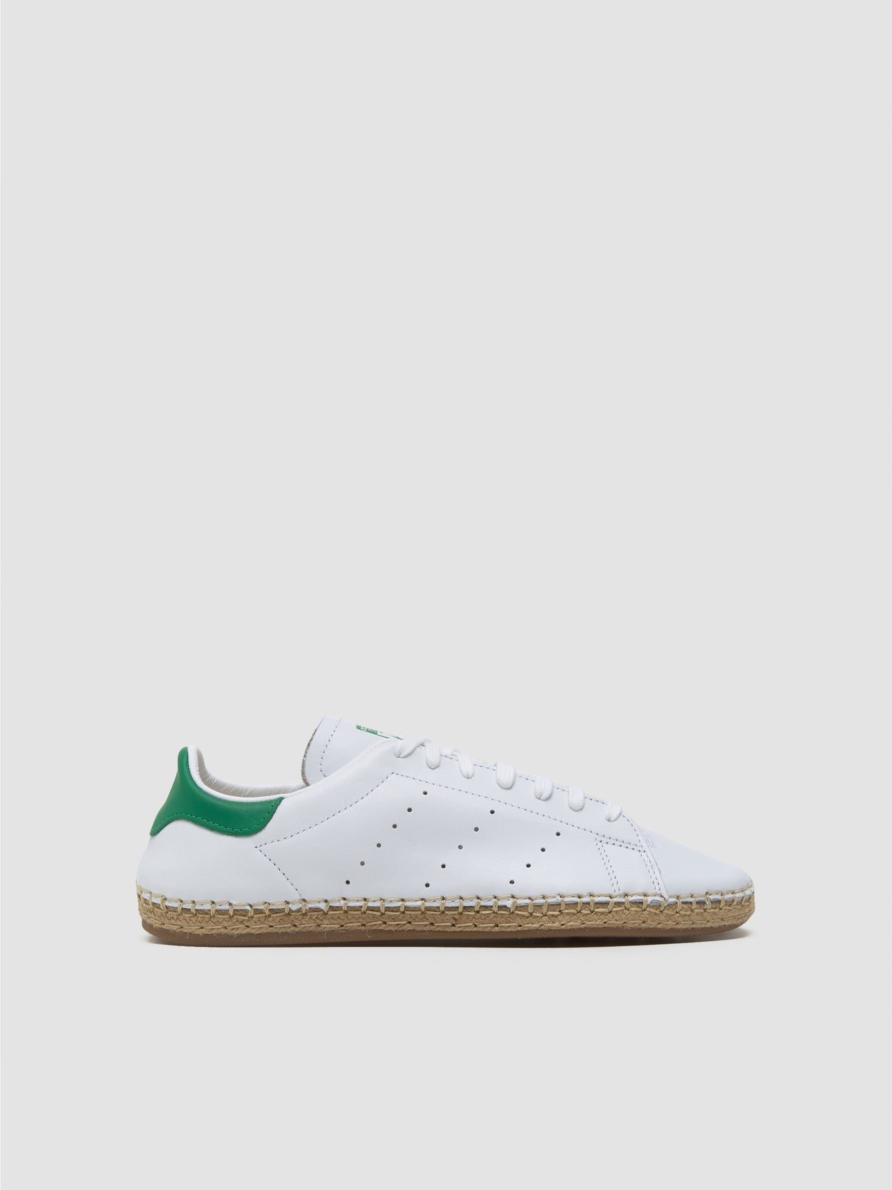 x CLOT Stan Smith Sneaker in White & Green