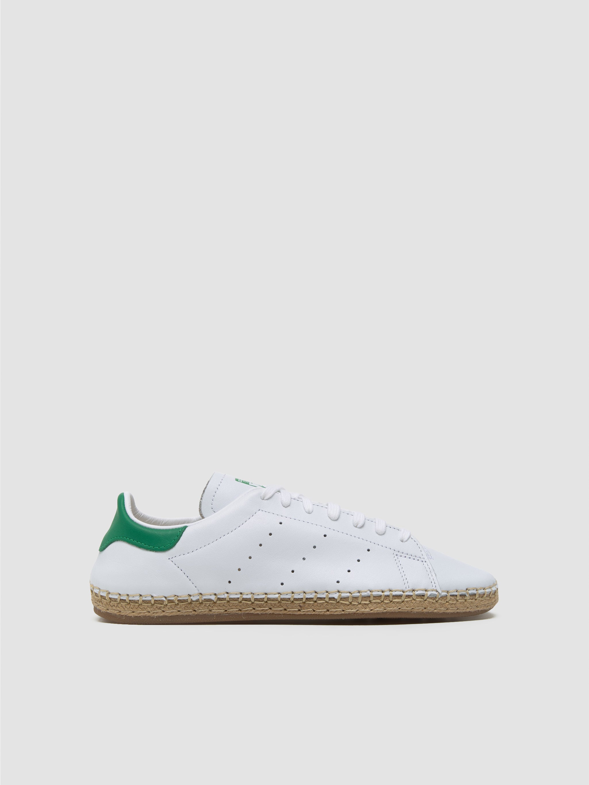 x CLOT Stan Smith Sneaker in White & Green
