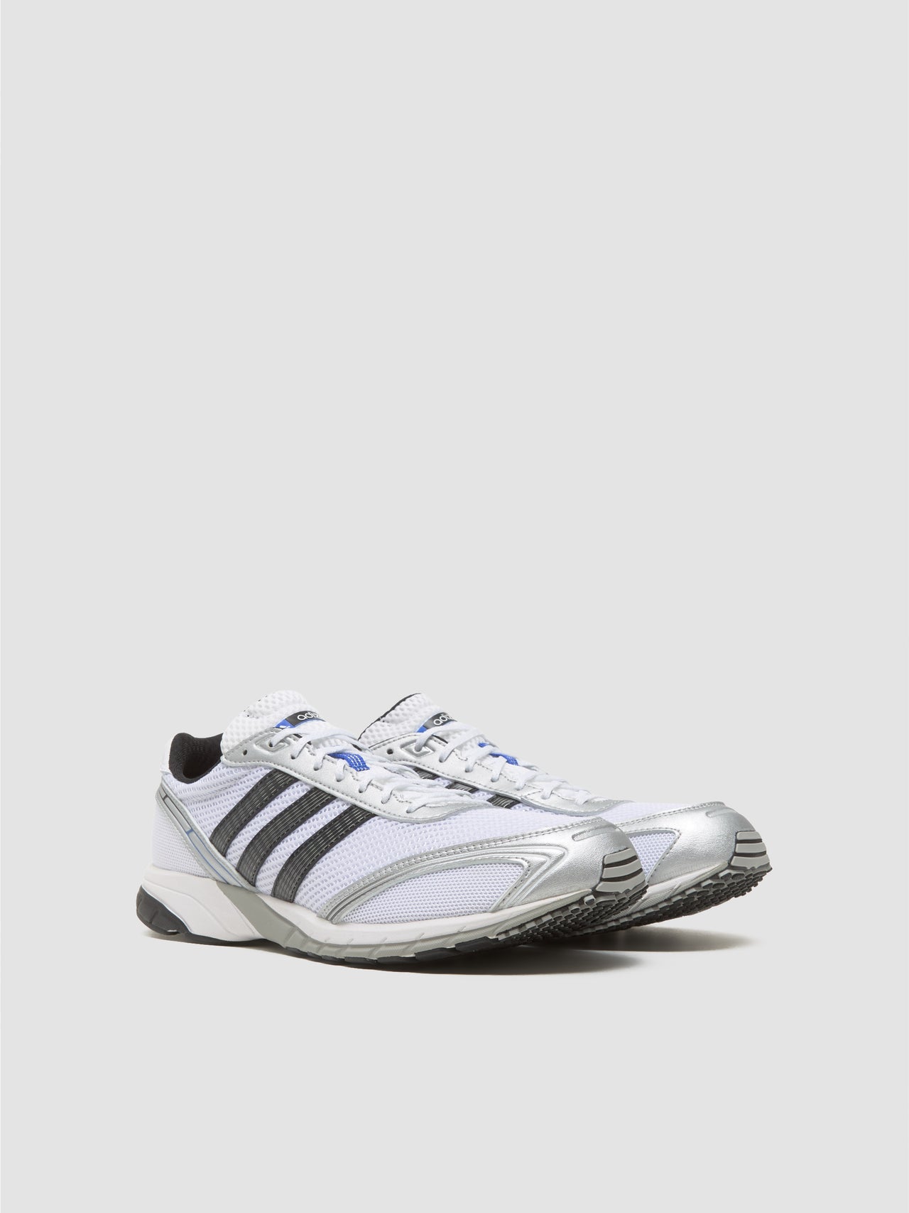 Adizero Adios OG Sneaker in White & Hi-Res Blue