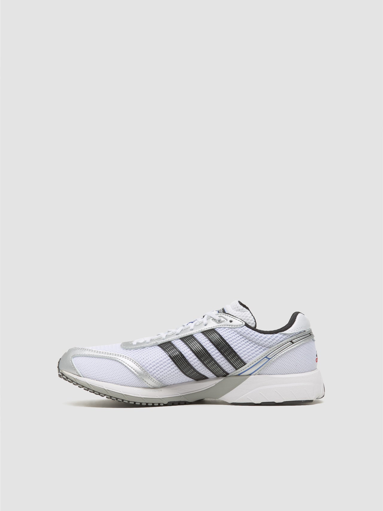 Adizero Adios OG Sneaker in White & Hi-Res Blue