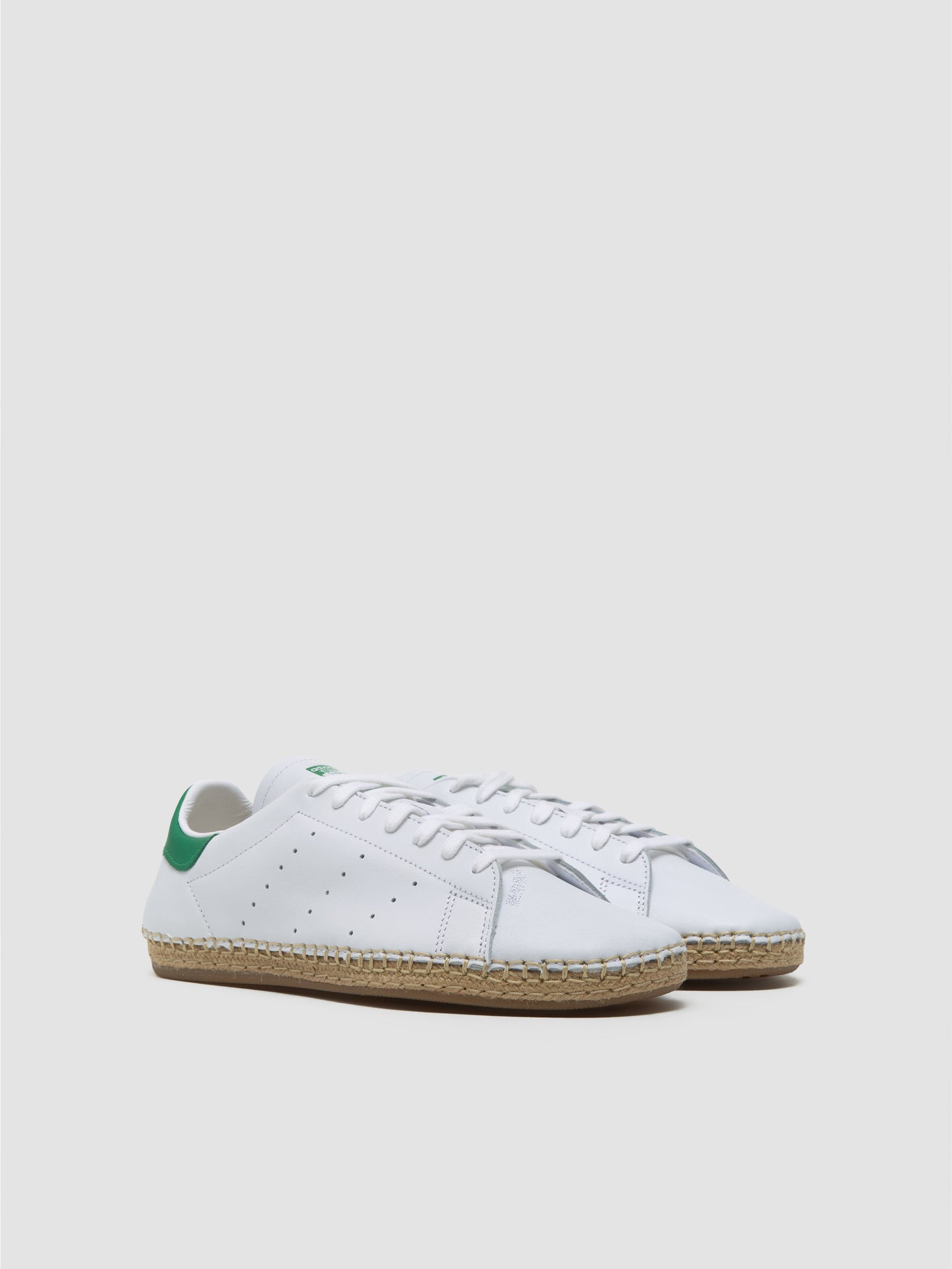 x CLOT Stan Smith Sneaker in White & Green