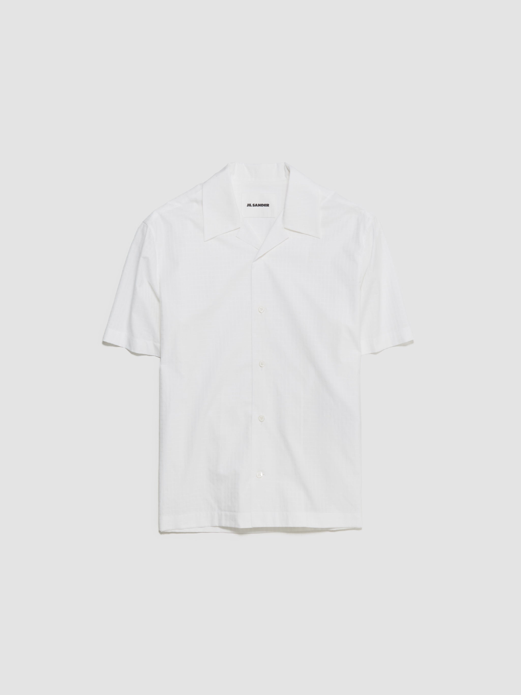 Jil Sander - Shirt with Clip Details in Optic White