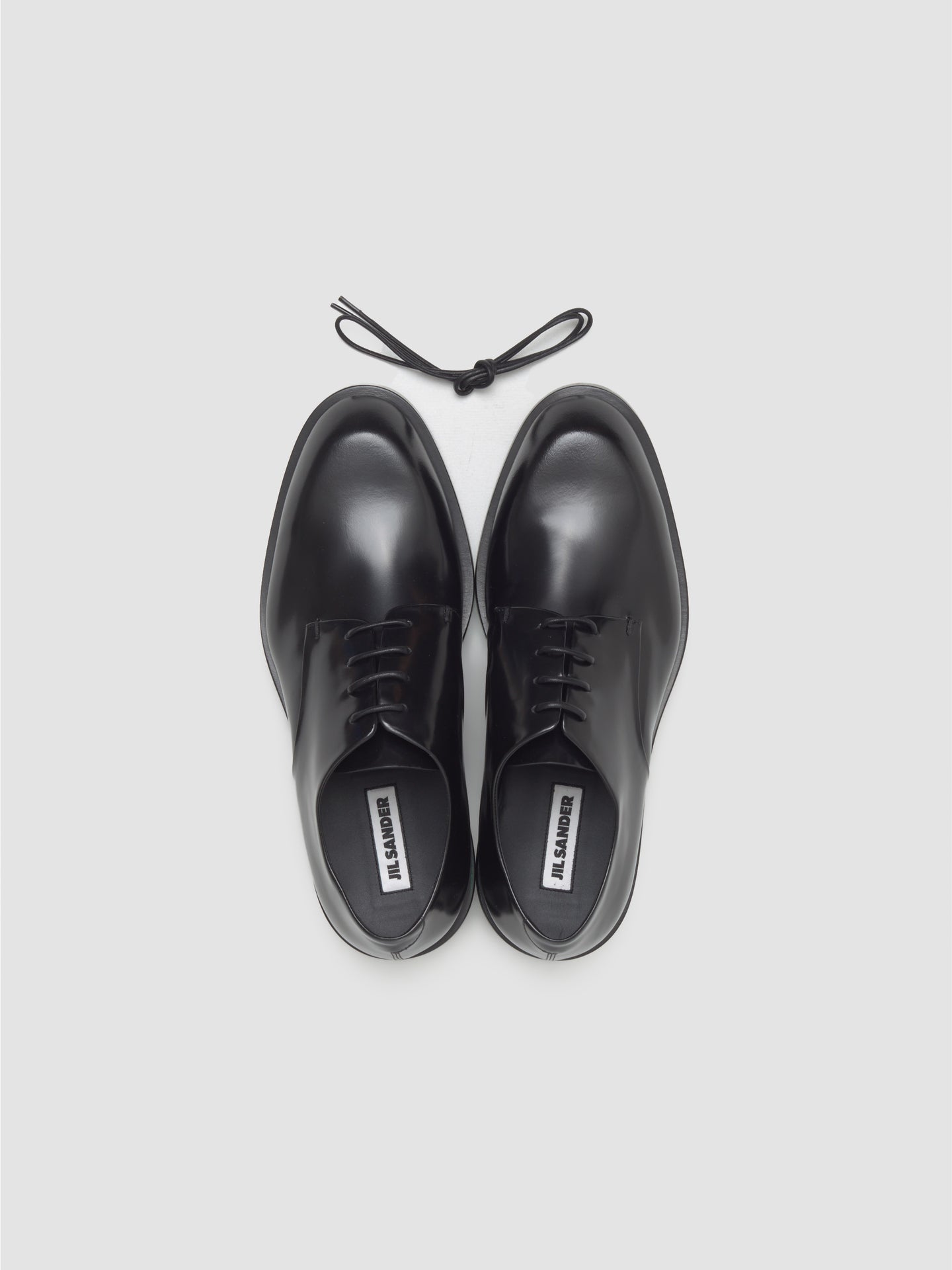 Lace Up Shoes in Black
