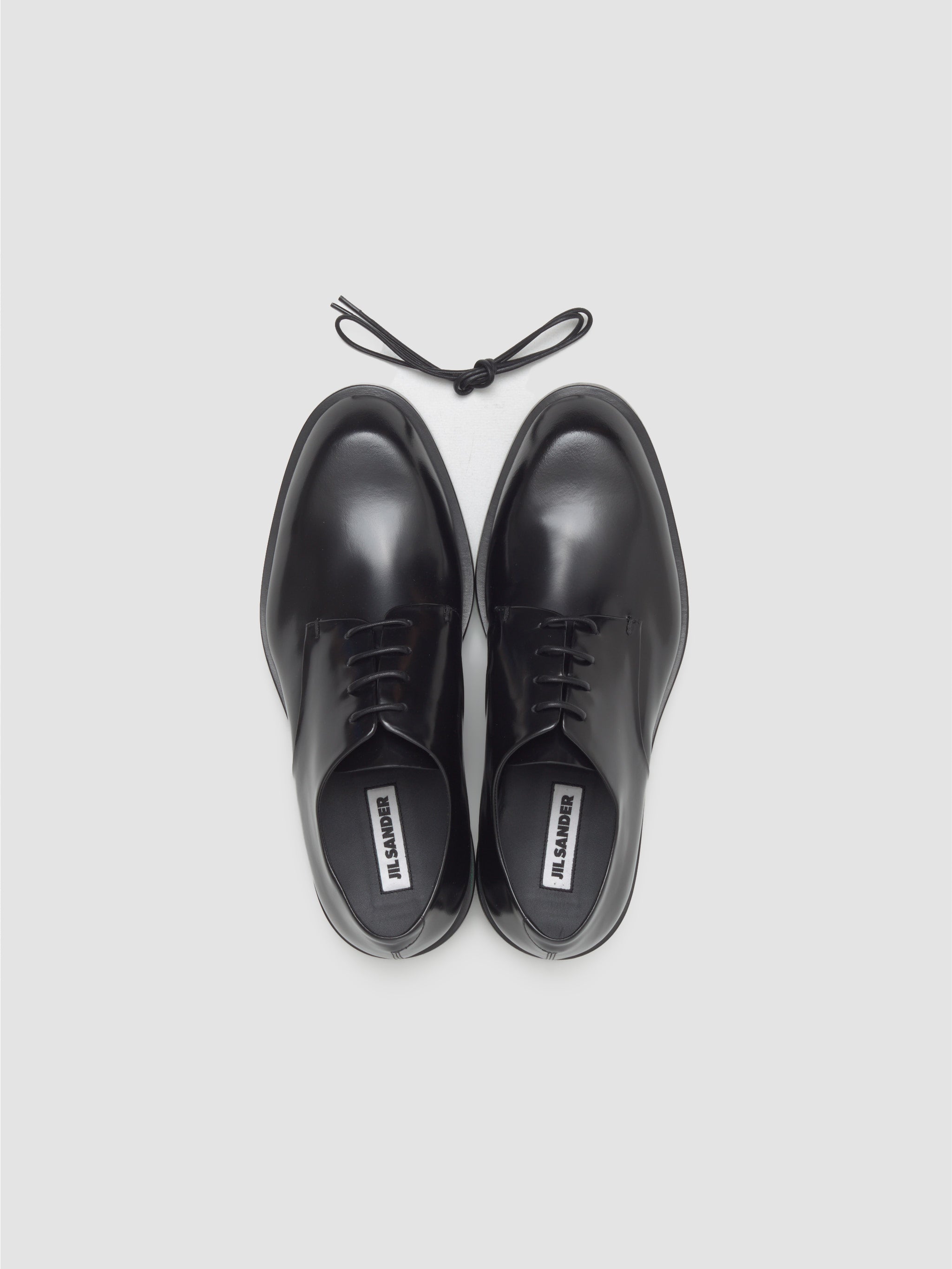Lace Up Shoes in Black
