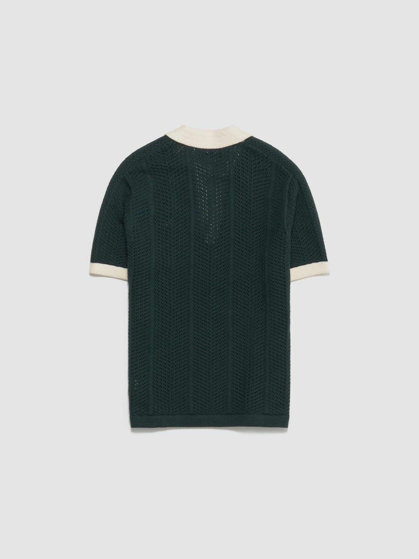 x CLOT Pique Poloshirt in Green Night